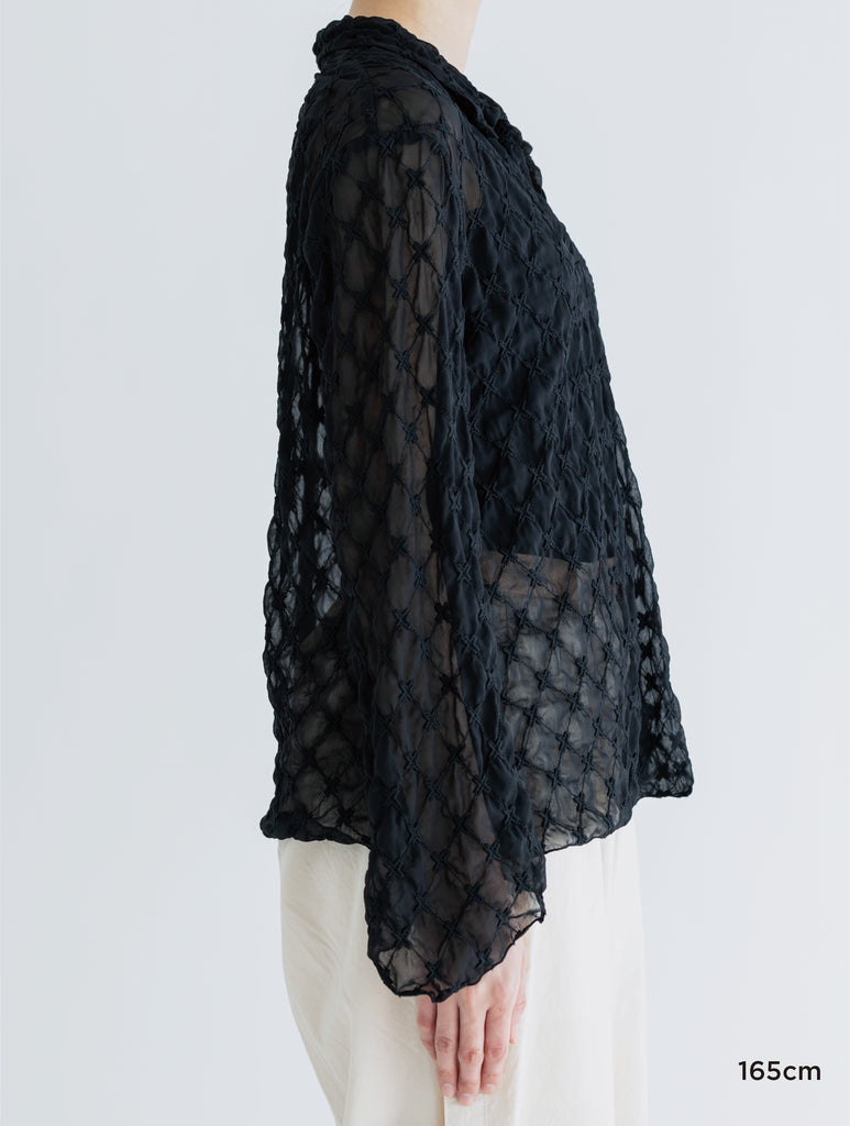 LACE SKIPPER BLOUSE – MEYAME