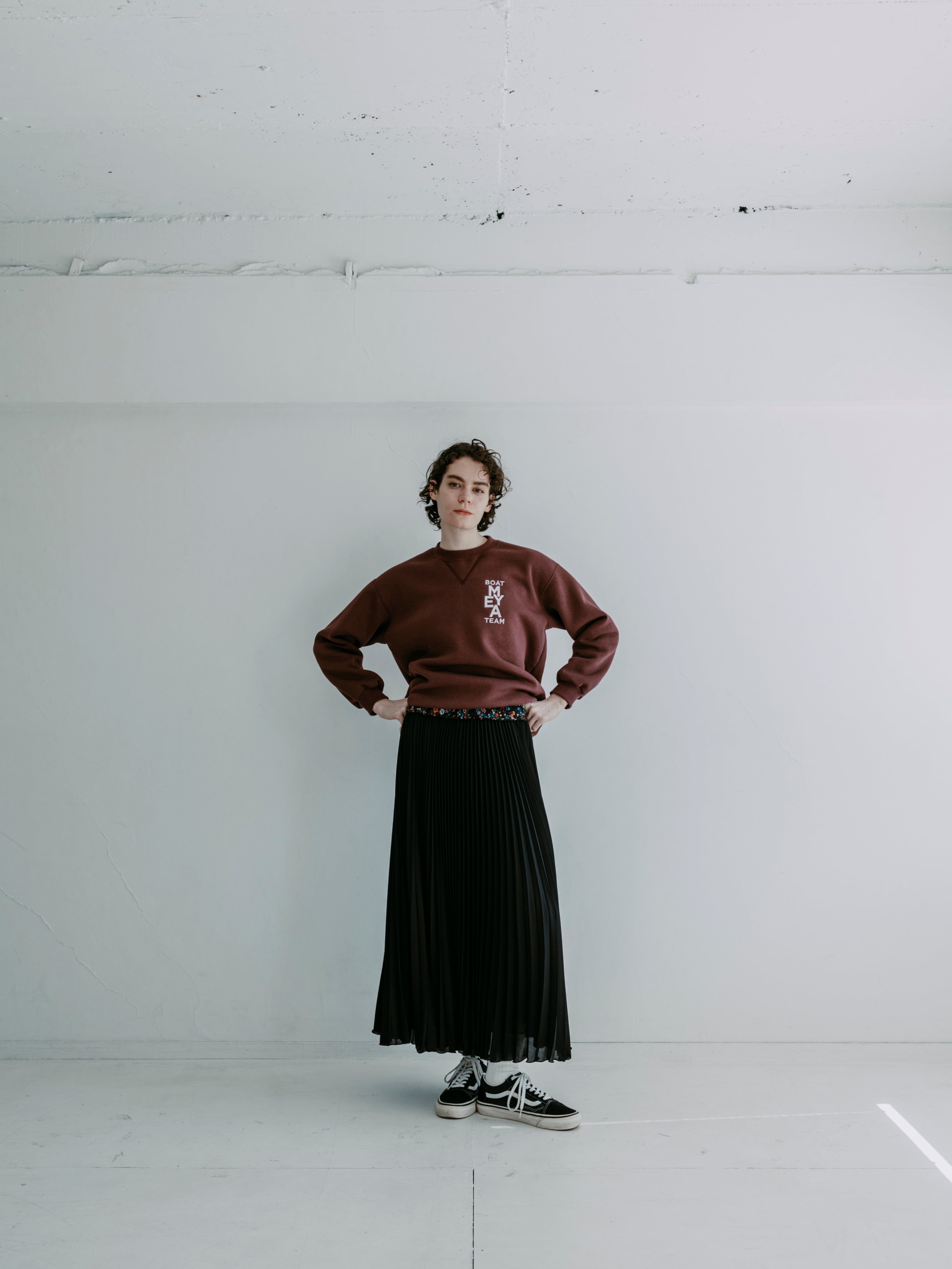 FLOWER WAIST PLEATED SKIRT – MEYAME