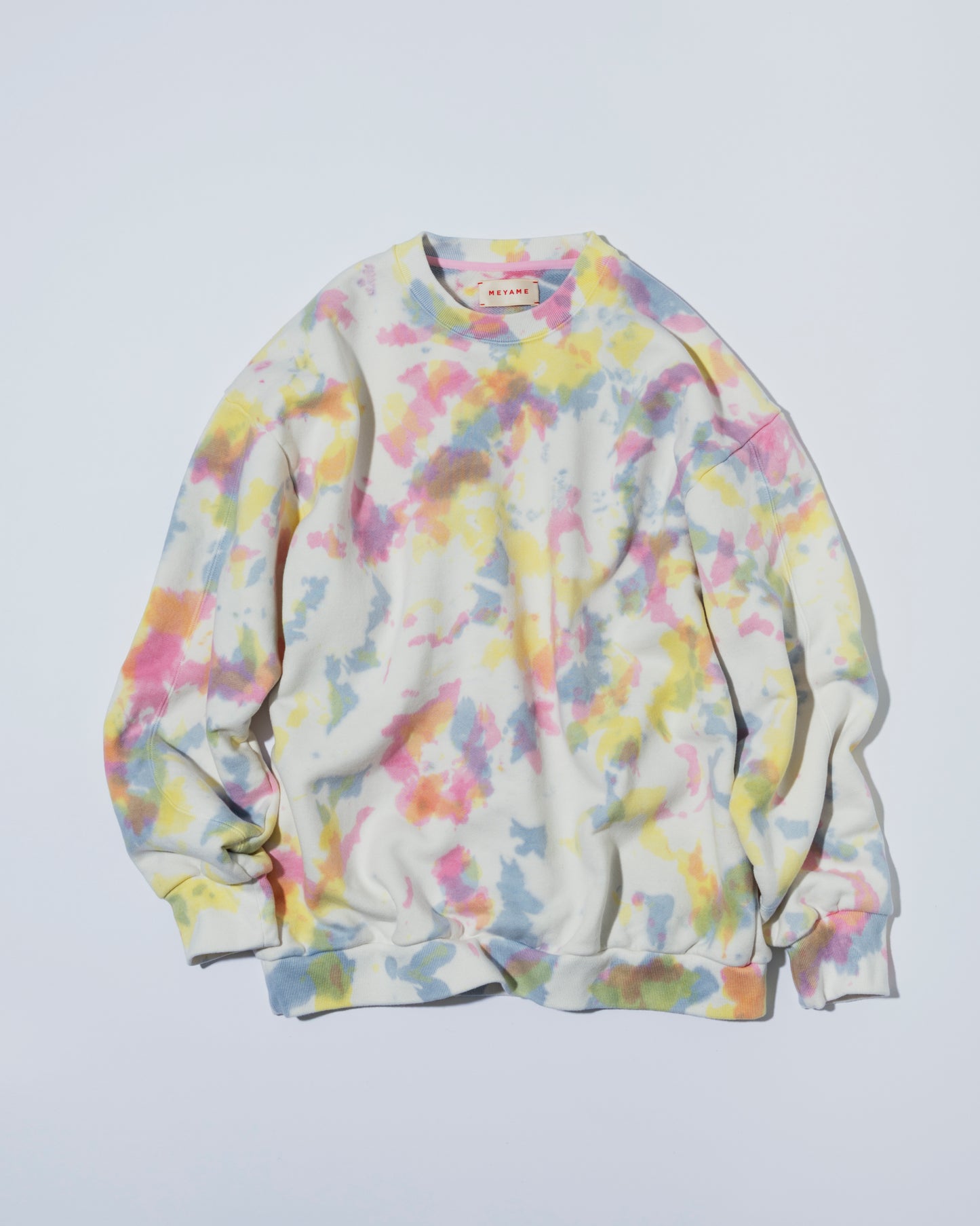 【Pre-order】TIE-DYE SWITCHING PATTERN SWEAT (BRUSHED LINING)