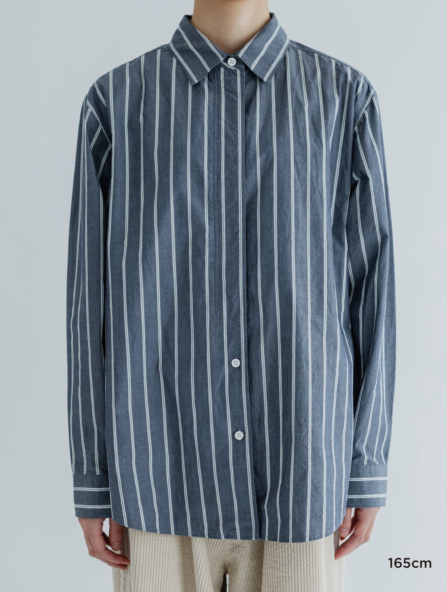 STRIPED BOW-TIE BLOUSE