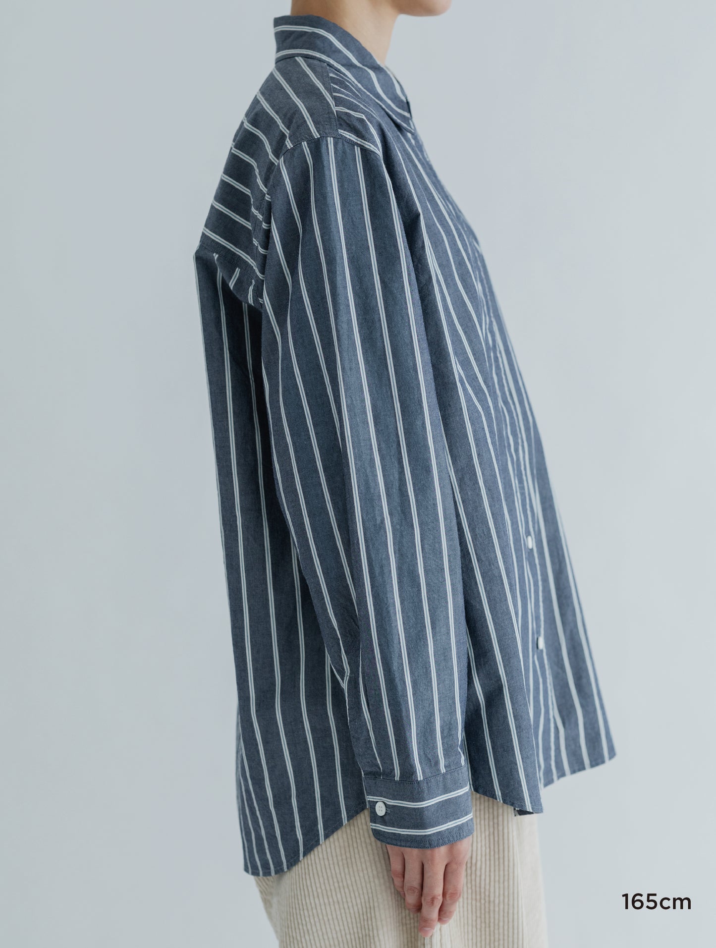 STRIPED BOW-TIE BLOUSE
