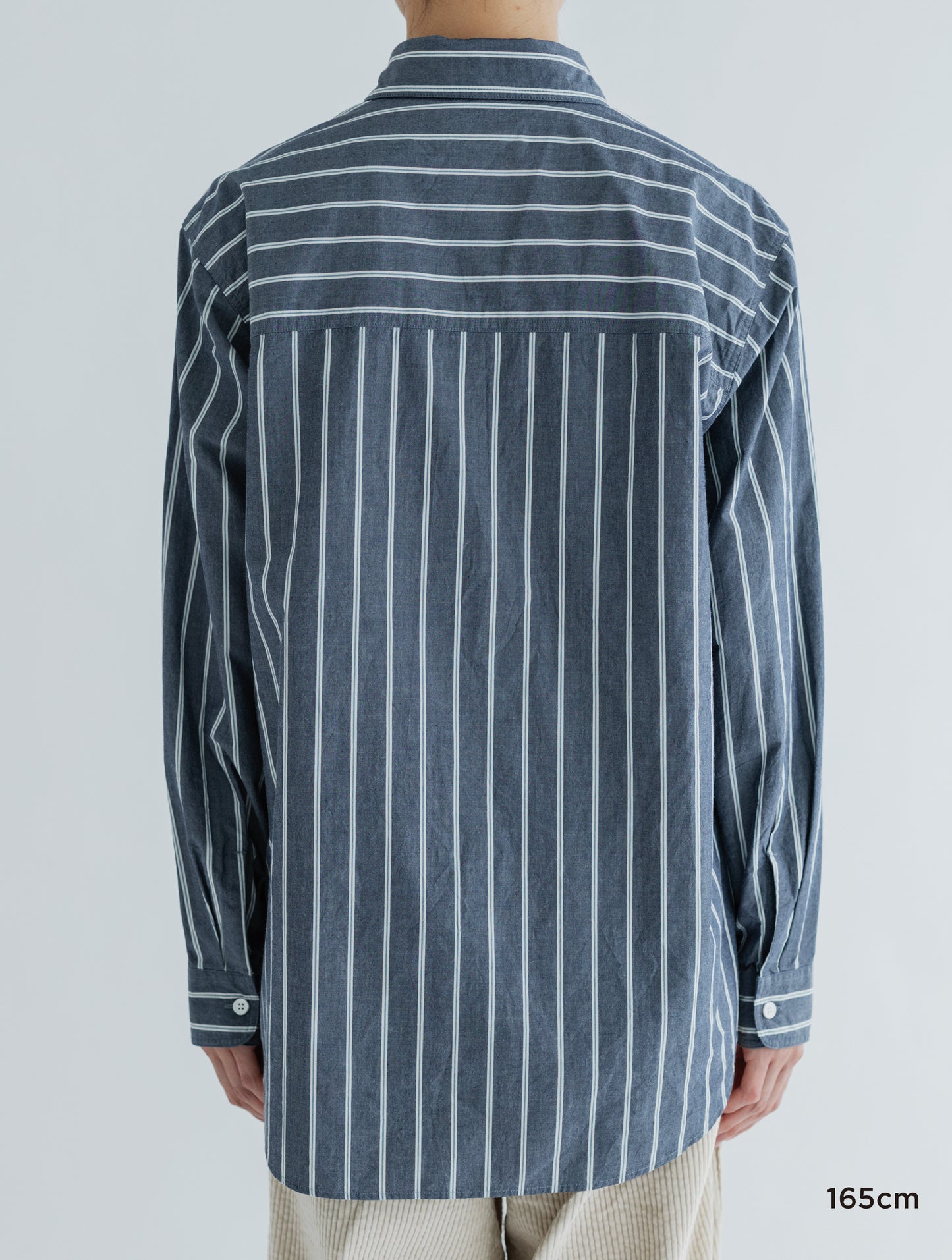 STRIPED BOW-TIE BLOUSE