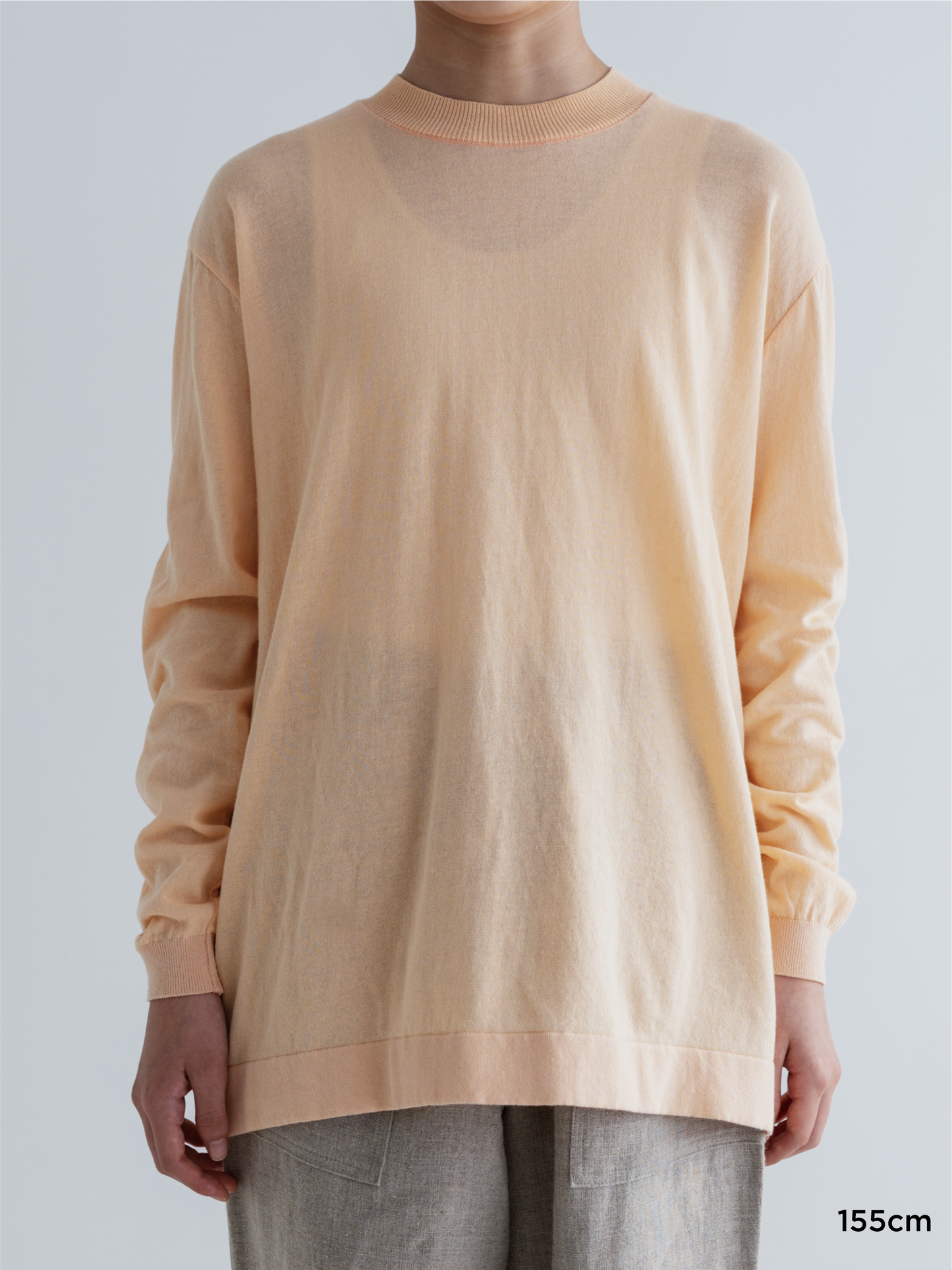 COTTON KNIT LONG SLEEVE TEE (II)