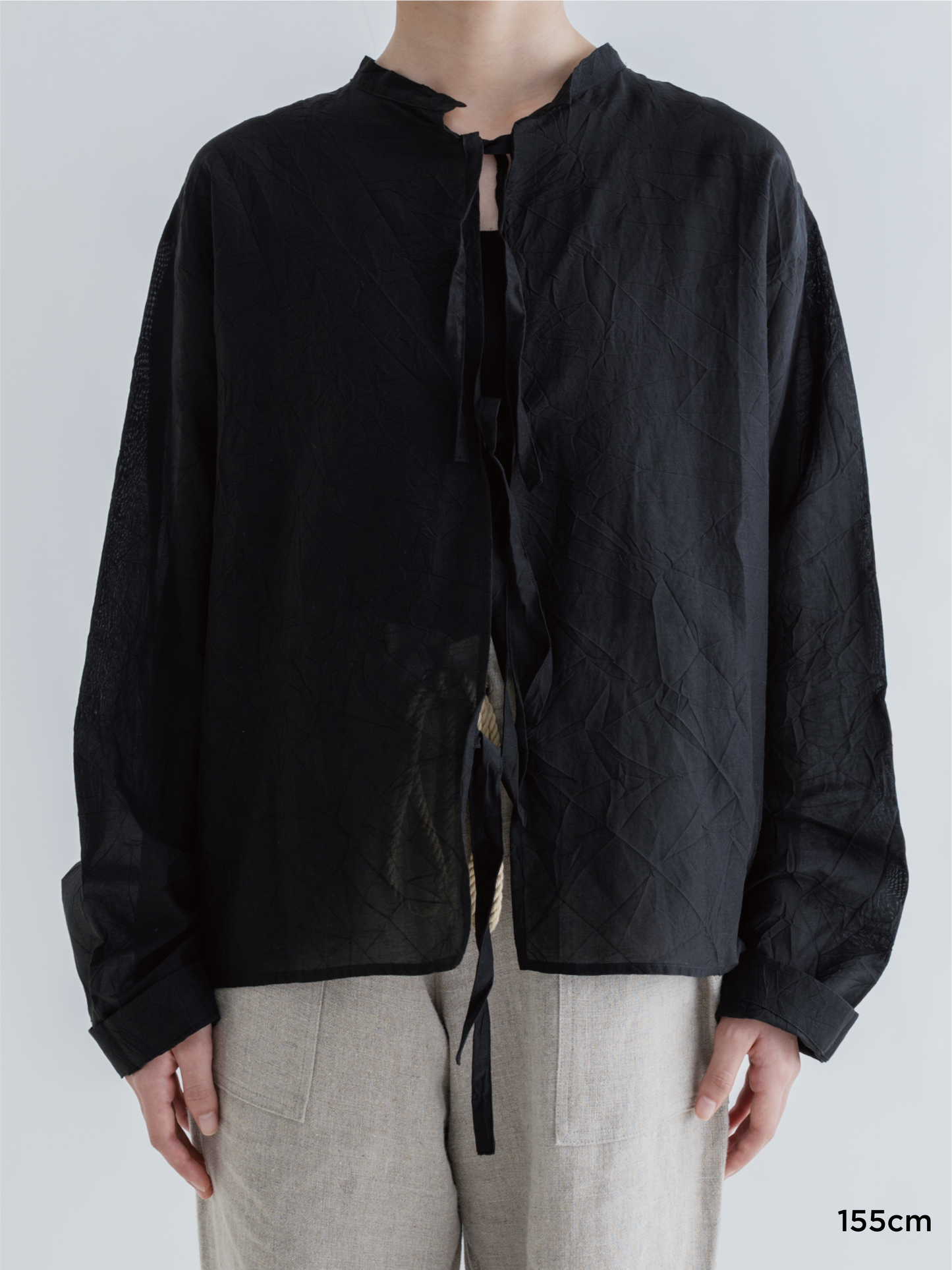 COTTON SILK BLOUSE JACKET