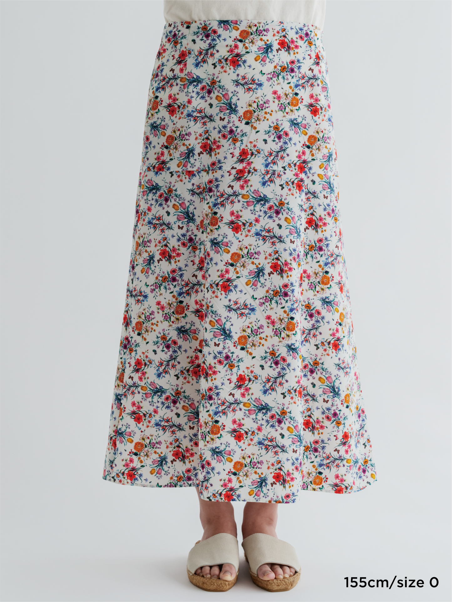 【NEW COLOR / WHITE】BEAUTIFUL SKIRT (FLOWER)