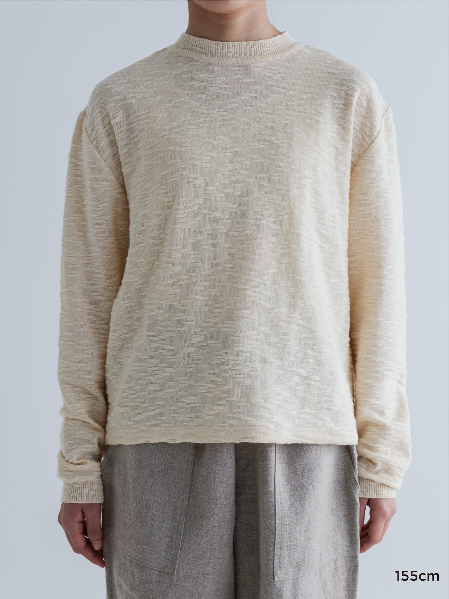 BACK TEAR SHAPE KNIT