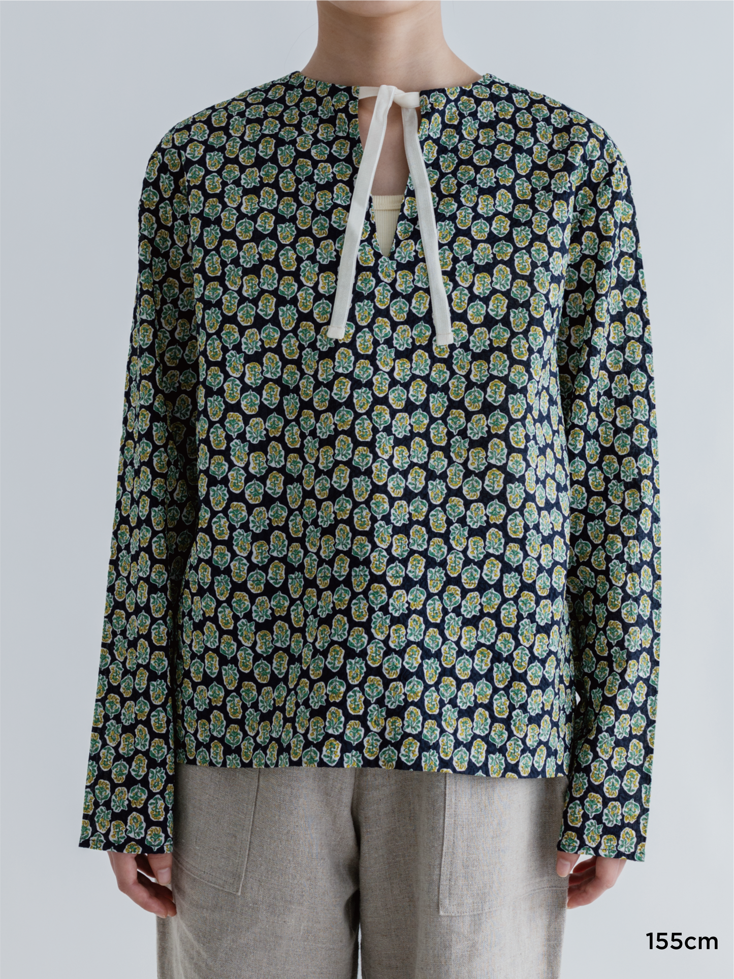 COTTON PRINT BLOUSE
