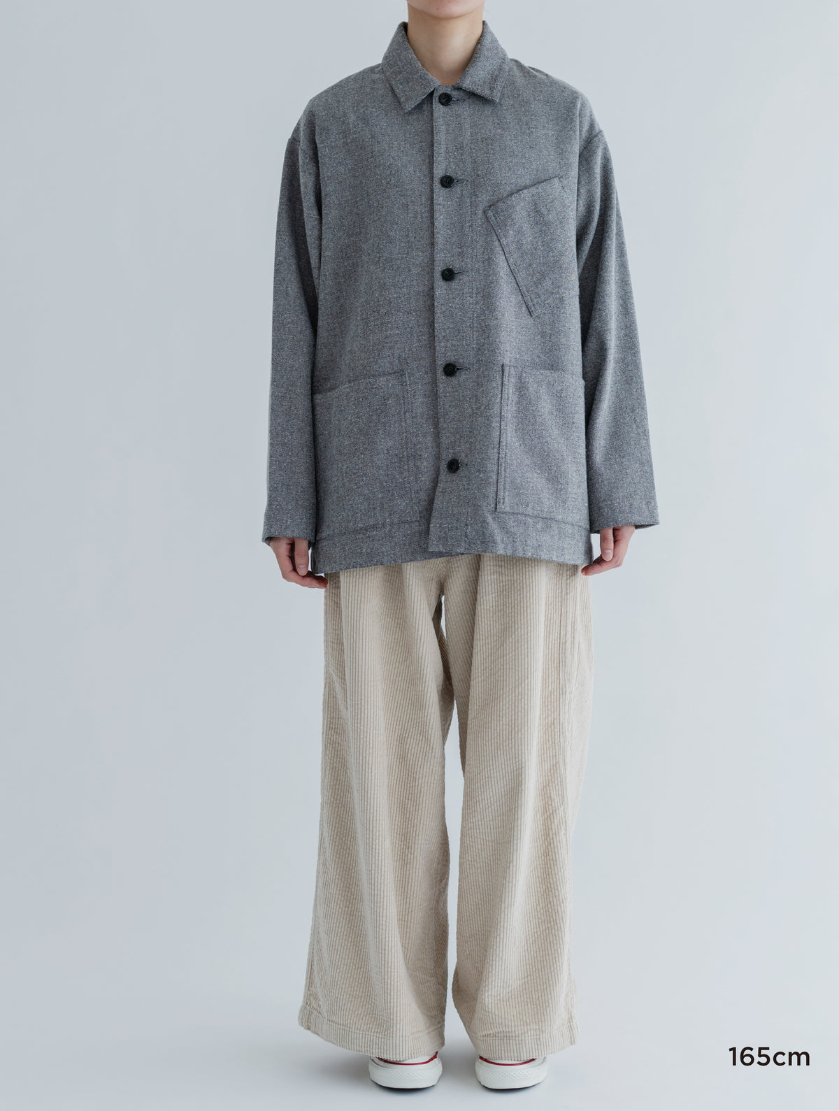 BRUSHED JAZZ NEP DENIM JACKET