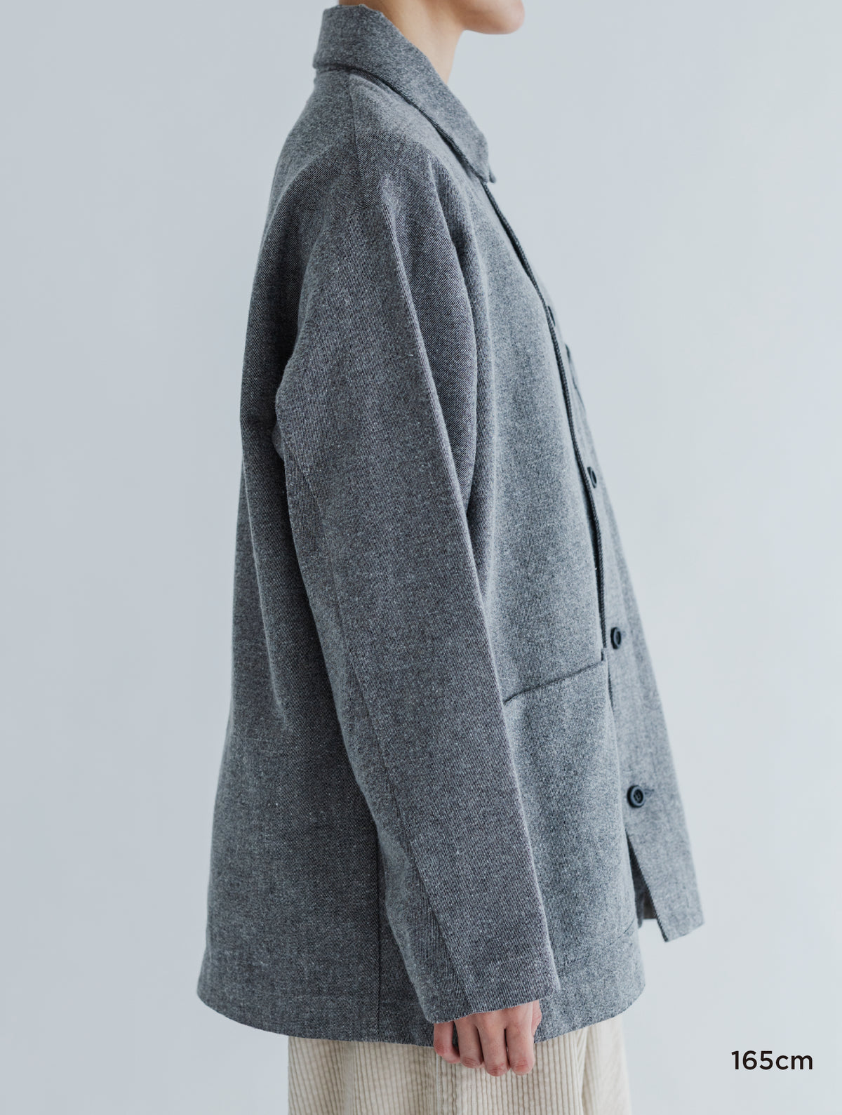 BRUSHED JAZZ NEP DENIM JACKET