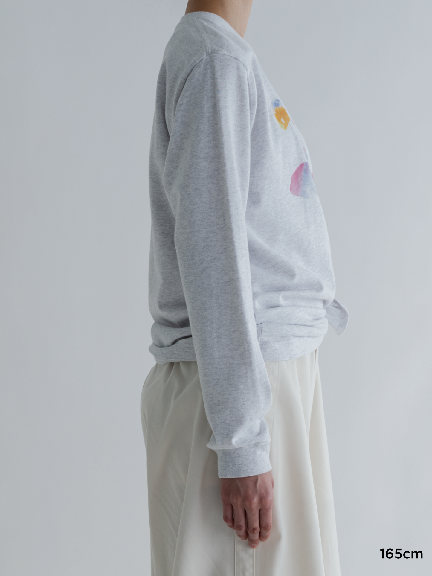 PRINT SLIT LONG SLEEVE TEE (II)