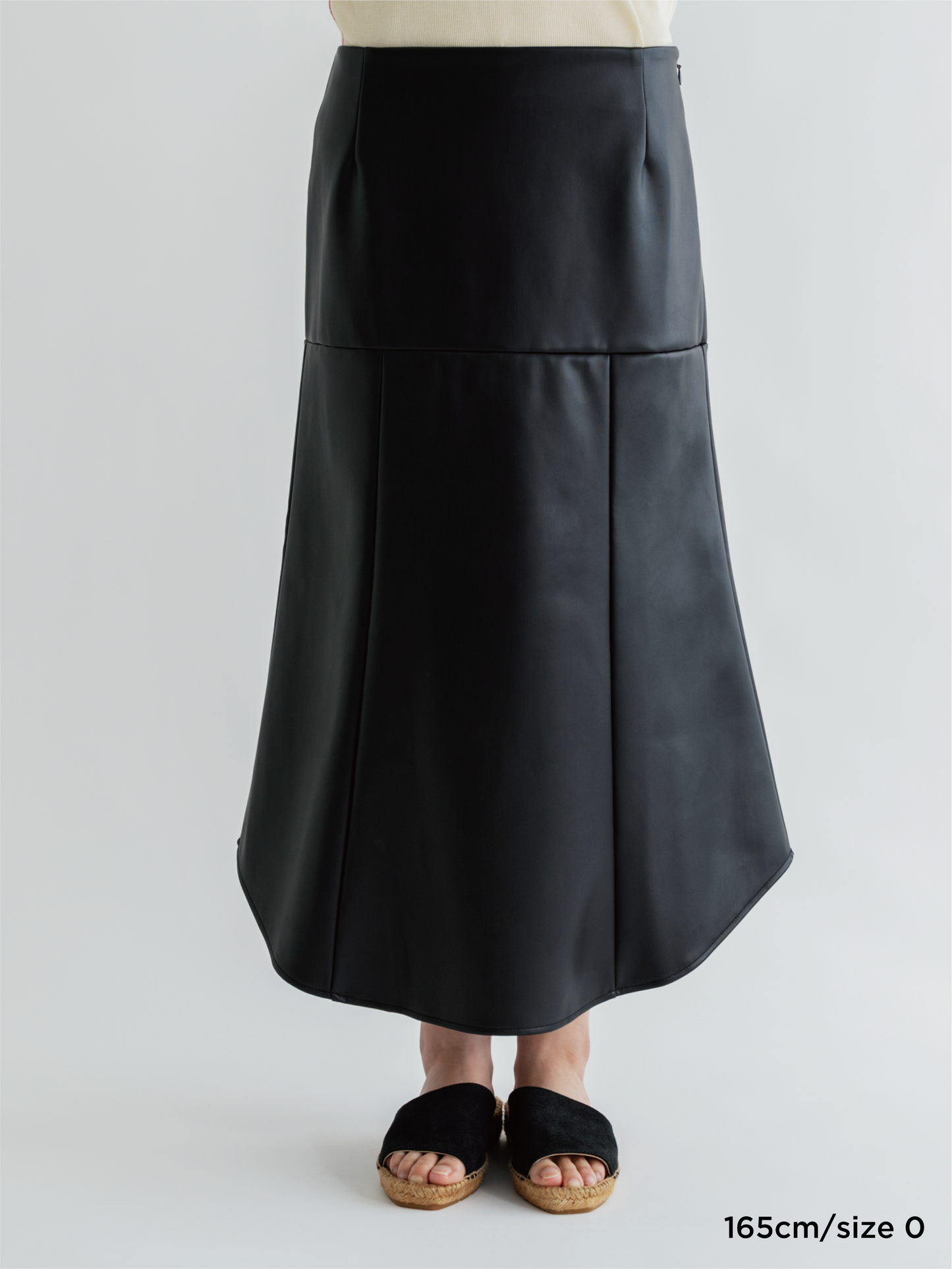 SYNTHETIC LEATHER BEAUTIFUL SKIRT