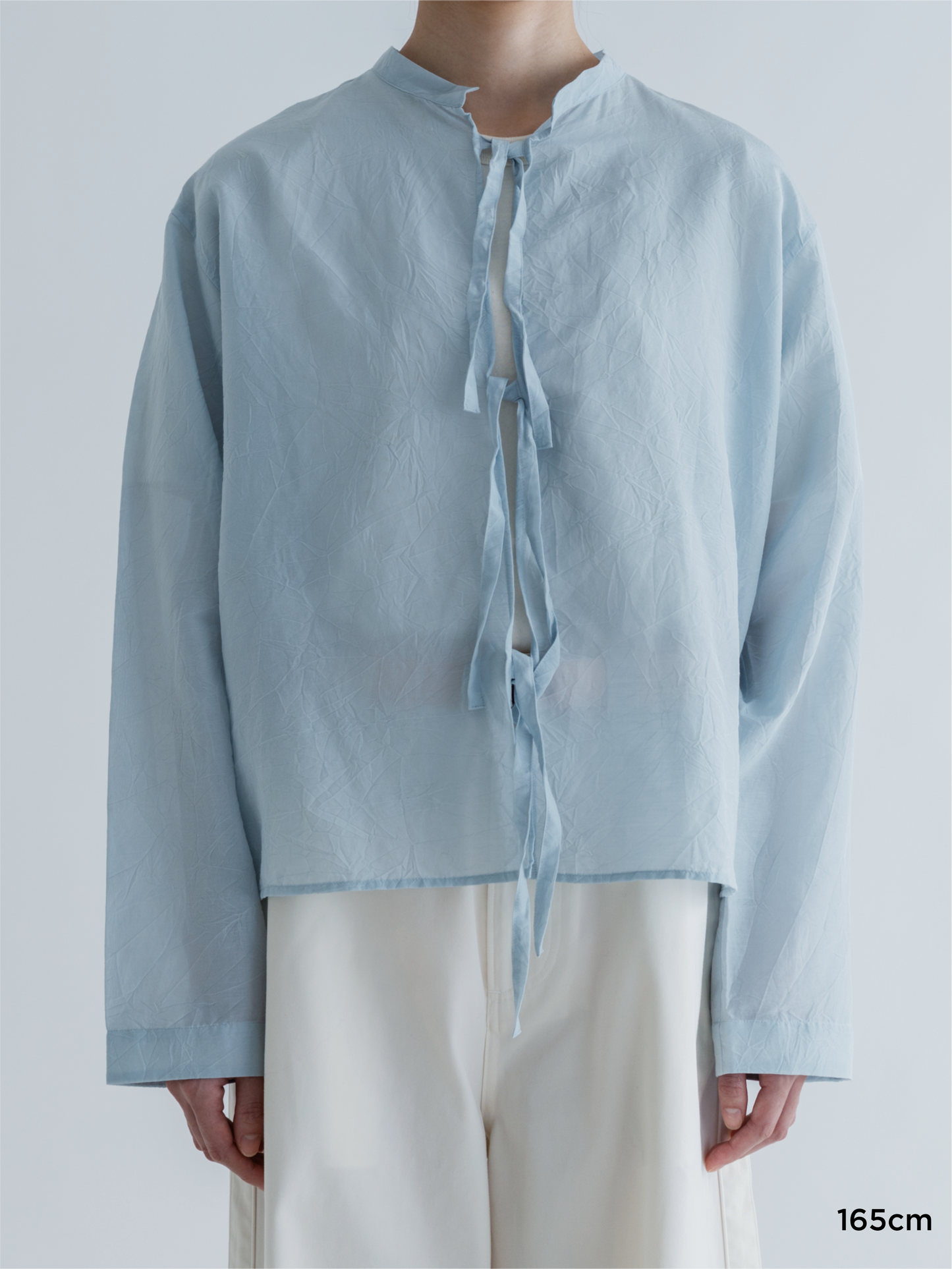 COTTON SILK BLOUSE JACKET