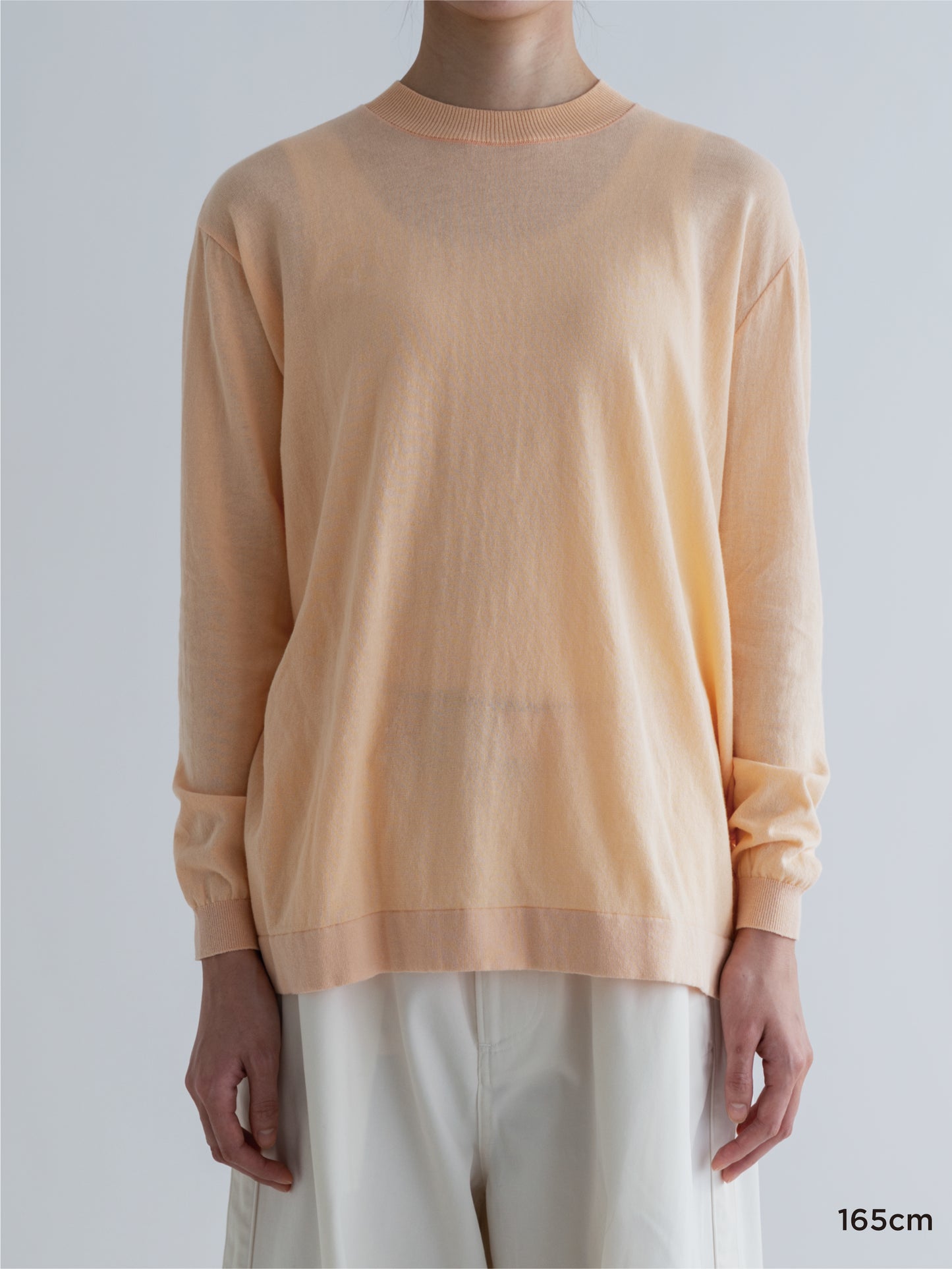 COTTON KNIT LONG SLEEVE TEE (II)