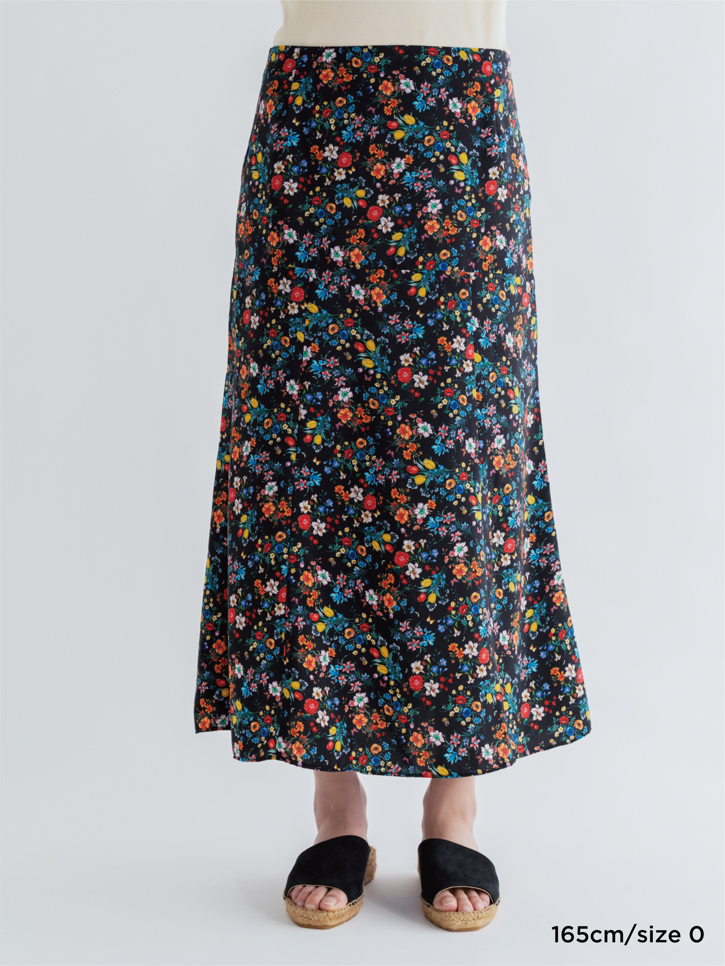 【NEW COLOR / WHITE】BEAUTIFUL SKIRT (FLOWER)