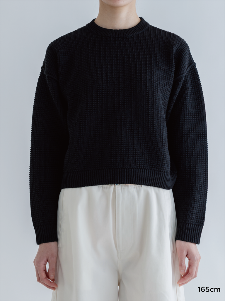SHORT WIDE KNIT PULLOVER – MEYAME SHORT WIDE KNIT PULLOVER – MEYAME