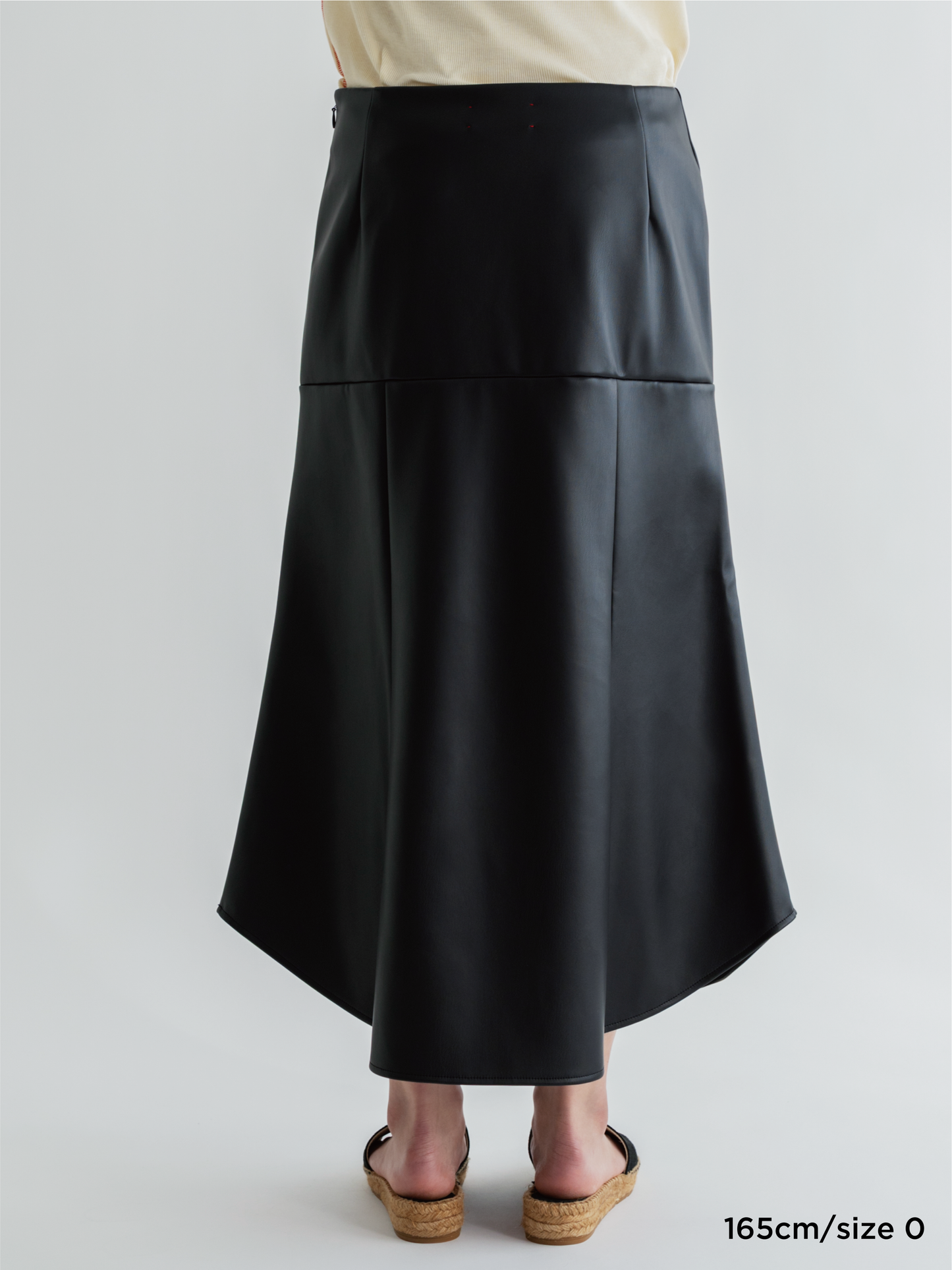 SYNTHETIC LEATHER BEAUTIFUL SKIRT