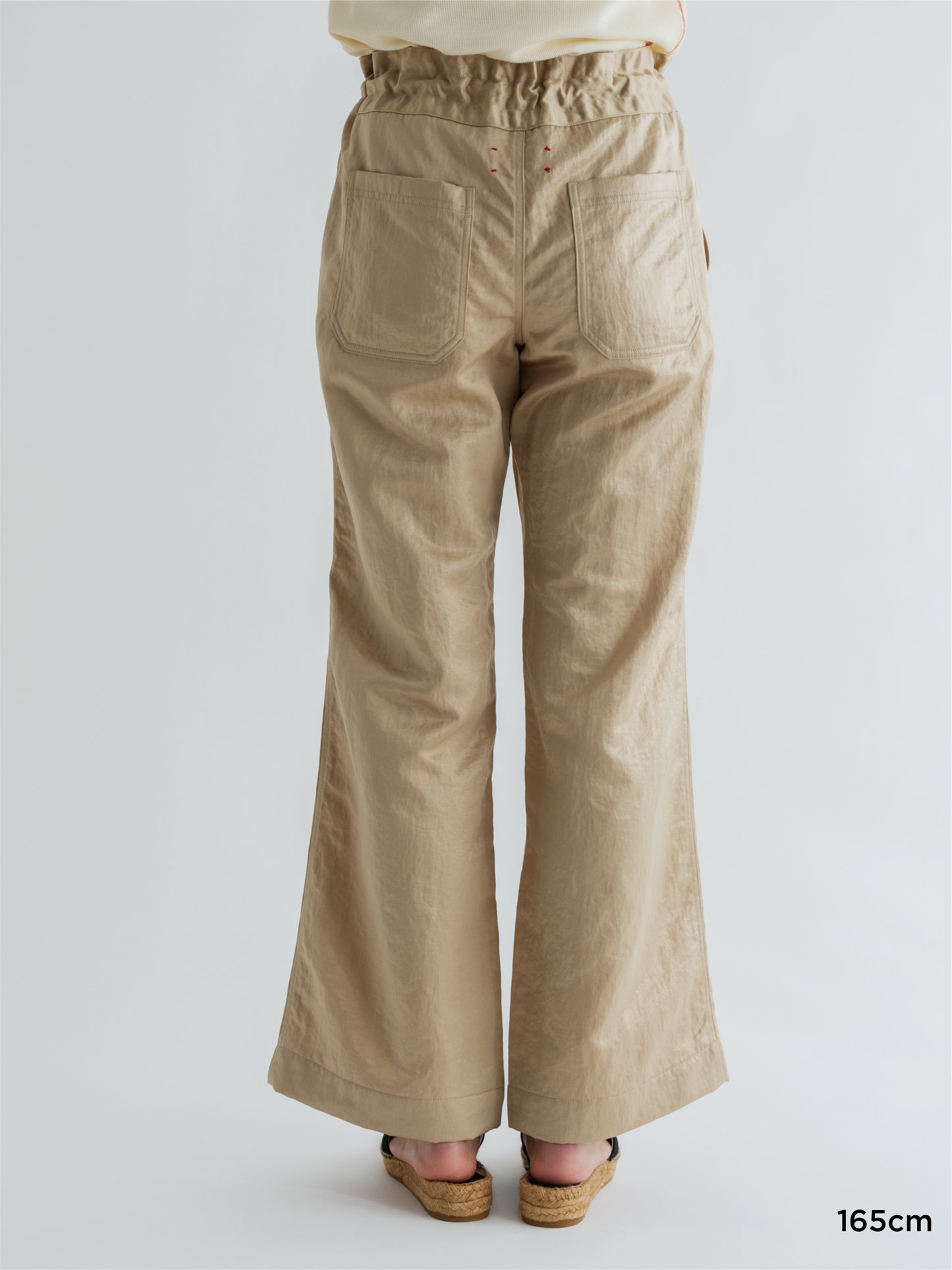 NYLON COMFORTABLE DRAWCORD PANTS