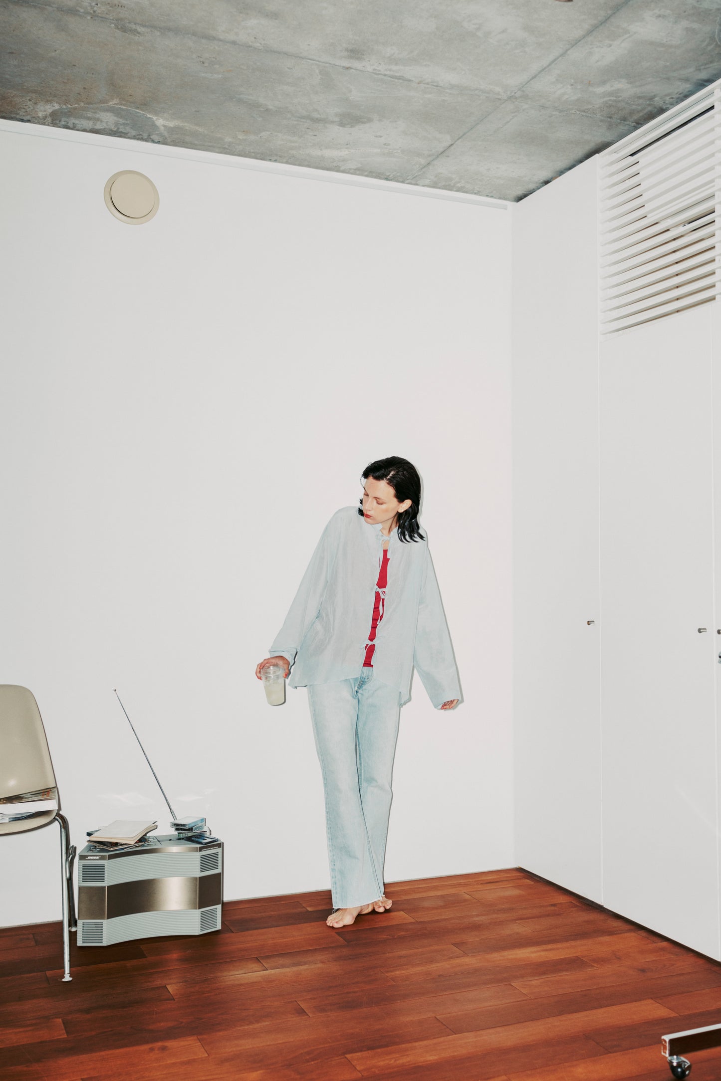 COTTON SILK BLOUSE JACKET