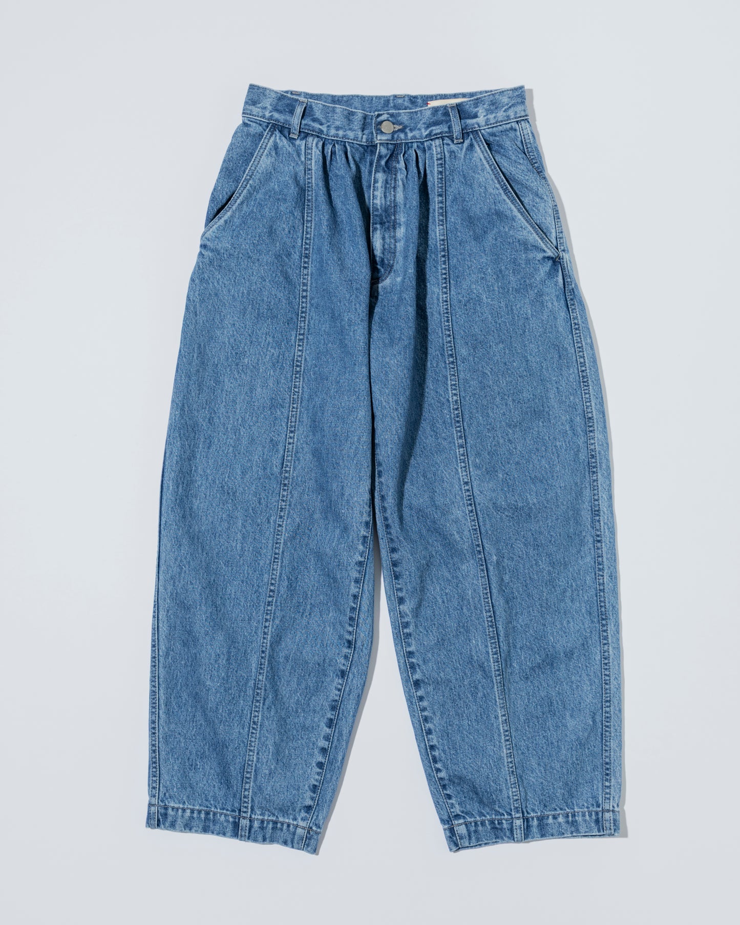 【Pre-order】DENIM WIDE TUCK PANTS