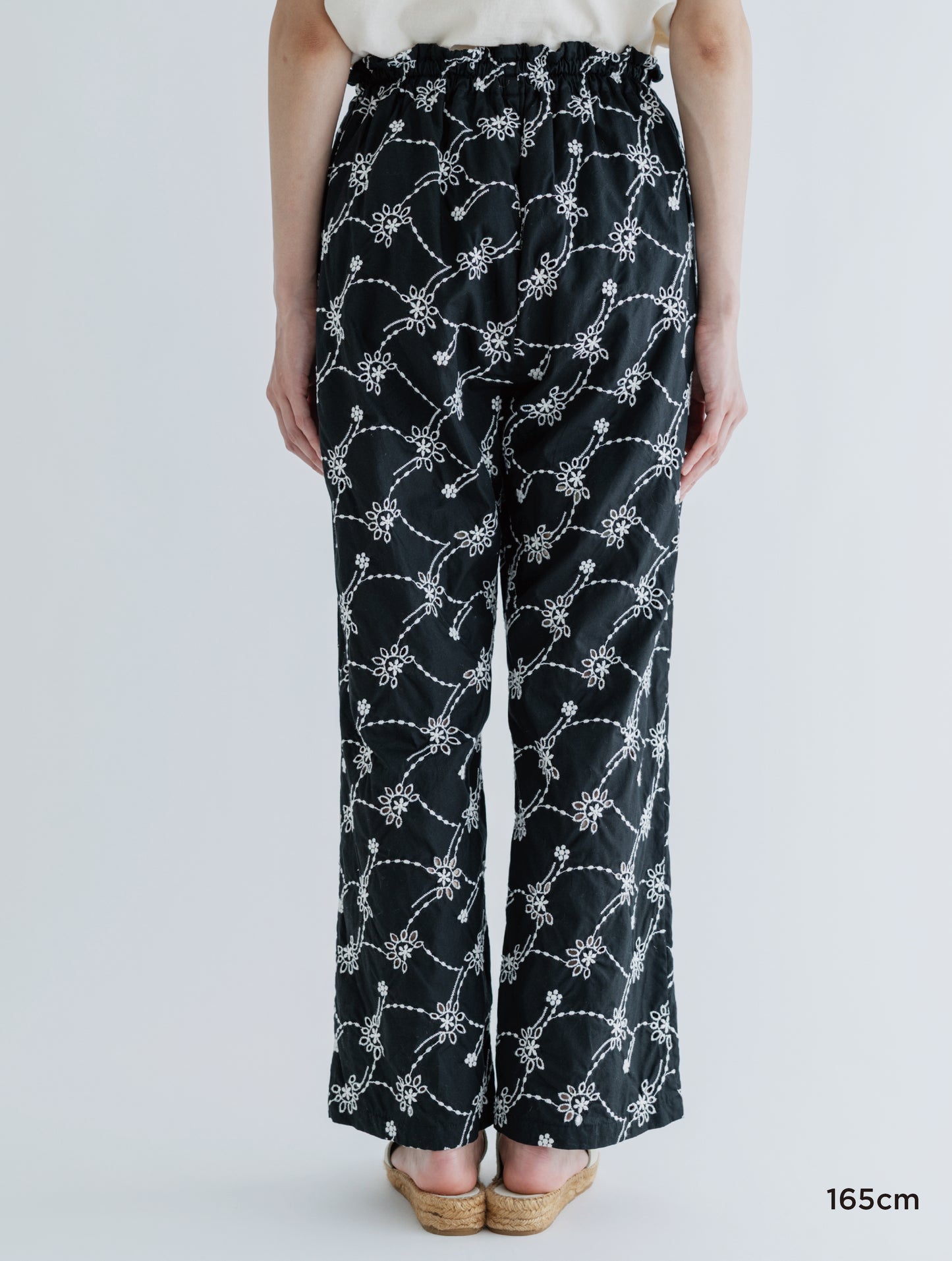 EMBROIDERED COZY PANTS