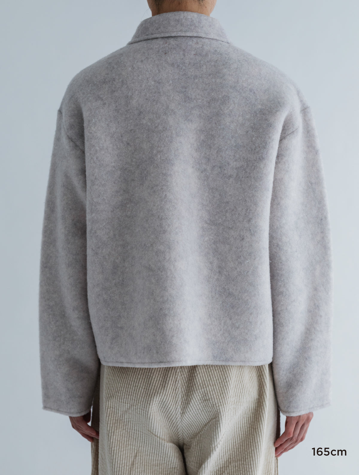 LIGHT WOOL SHROT JACKET