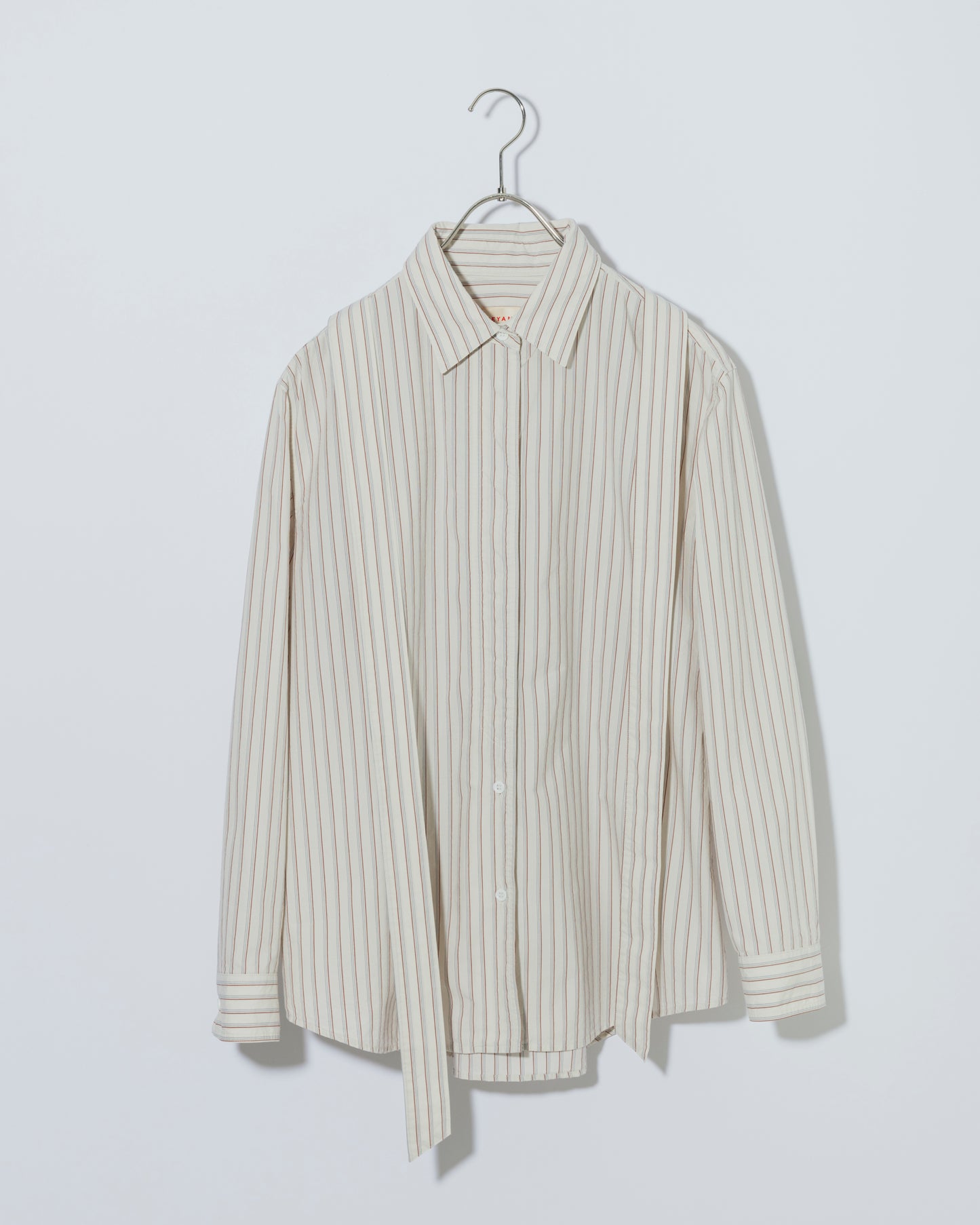 【Pre-order】STRIPED BOW-TIE BLOUSE