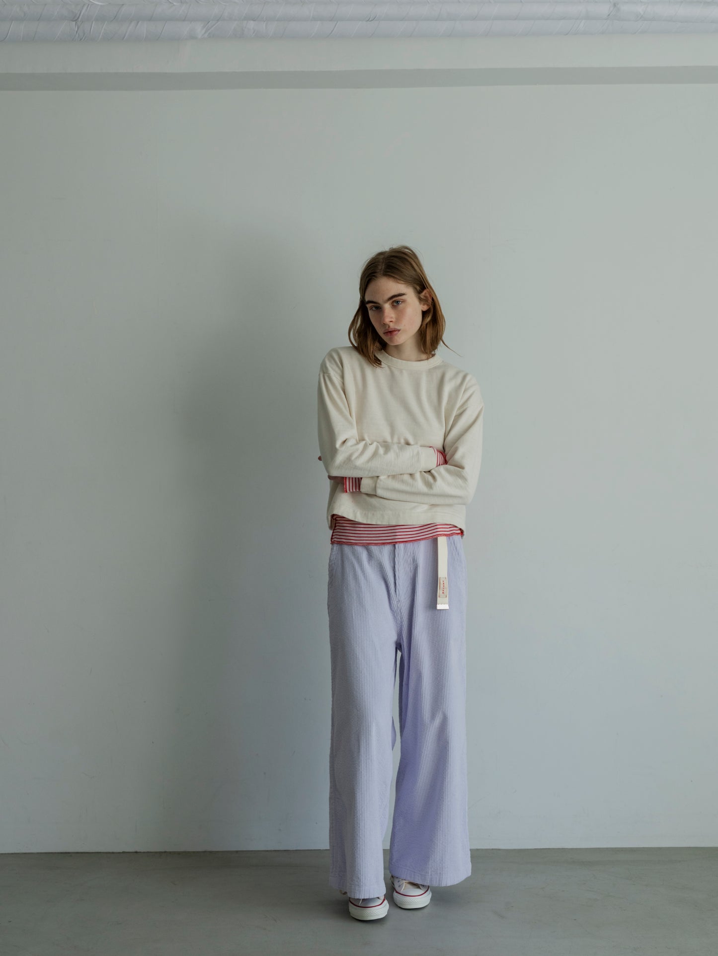 【Pre-order】CORDUROY SIDE LINE WIDE PANTS