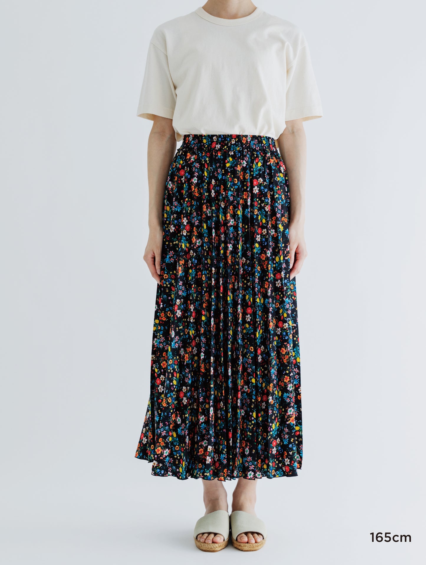PLEATED SKIRT (FLOWER)