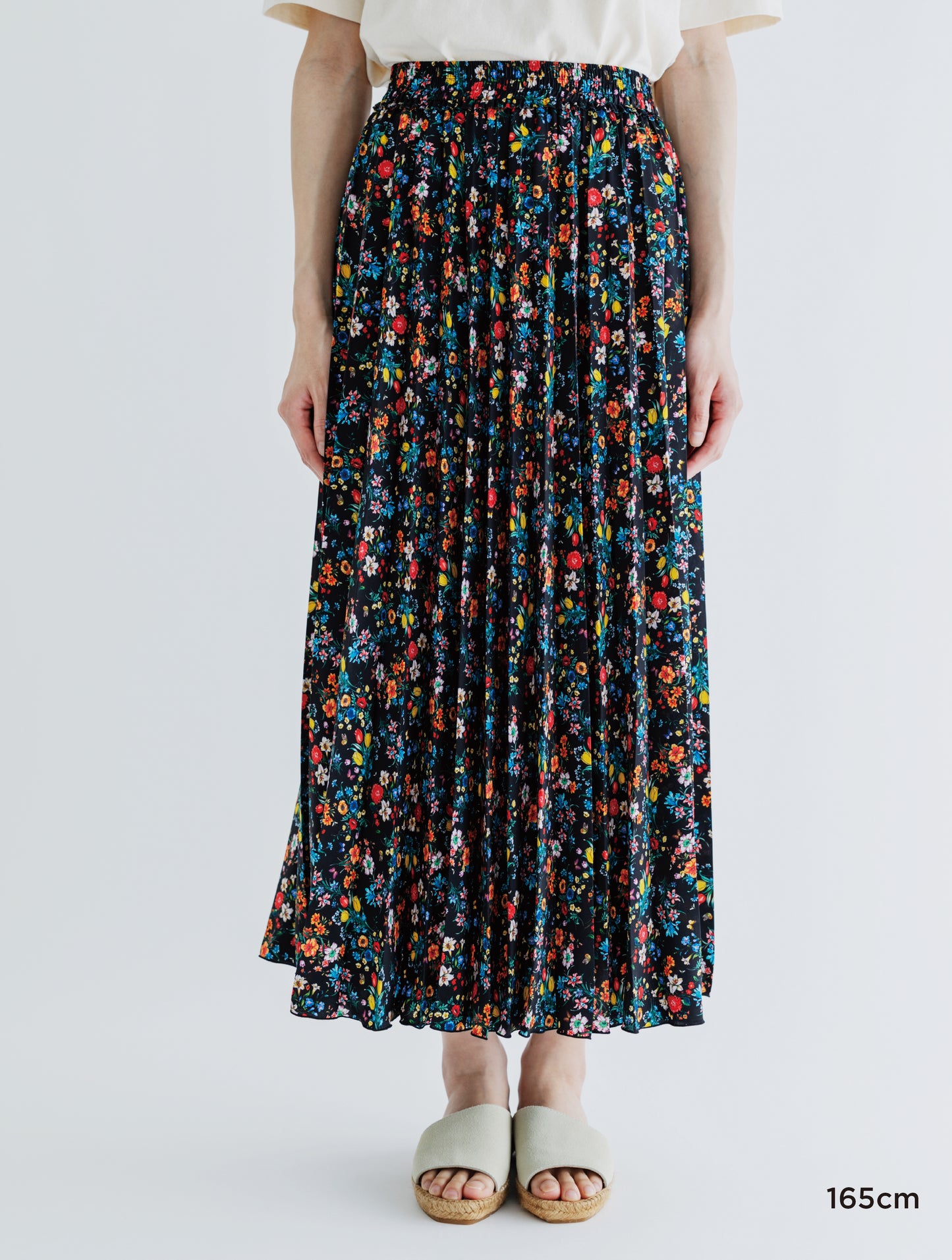 PLEATED SKIRT (FLOWER)