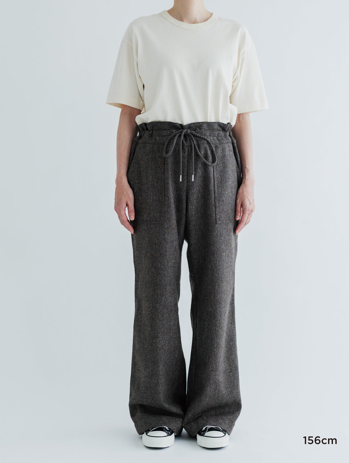 WOOL DRAWCODE PANTS