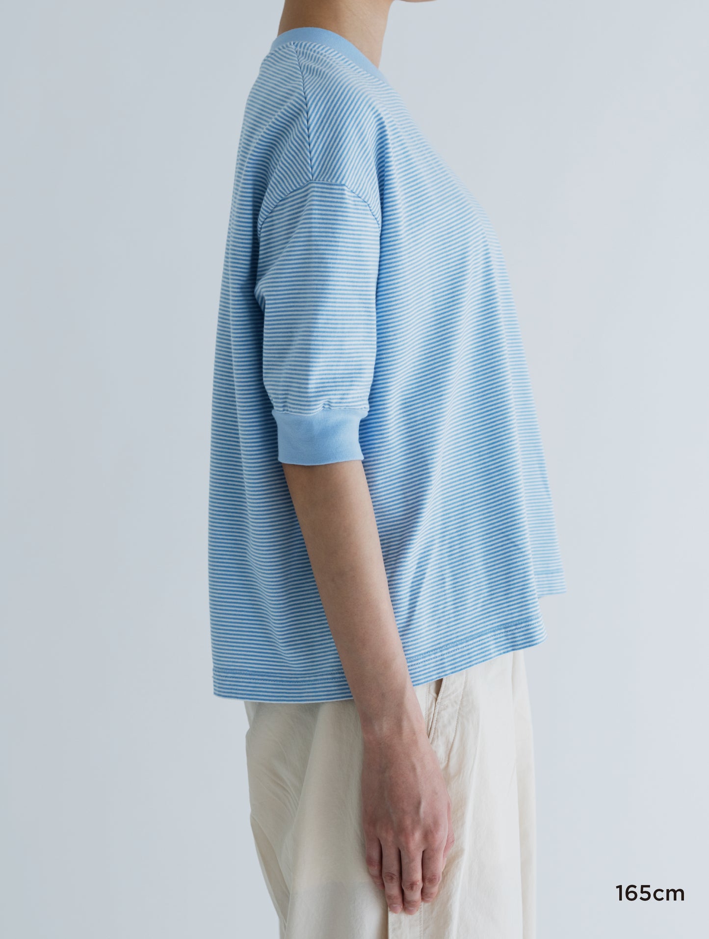 BORDER HALF SLEEVE TEE