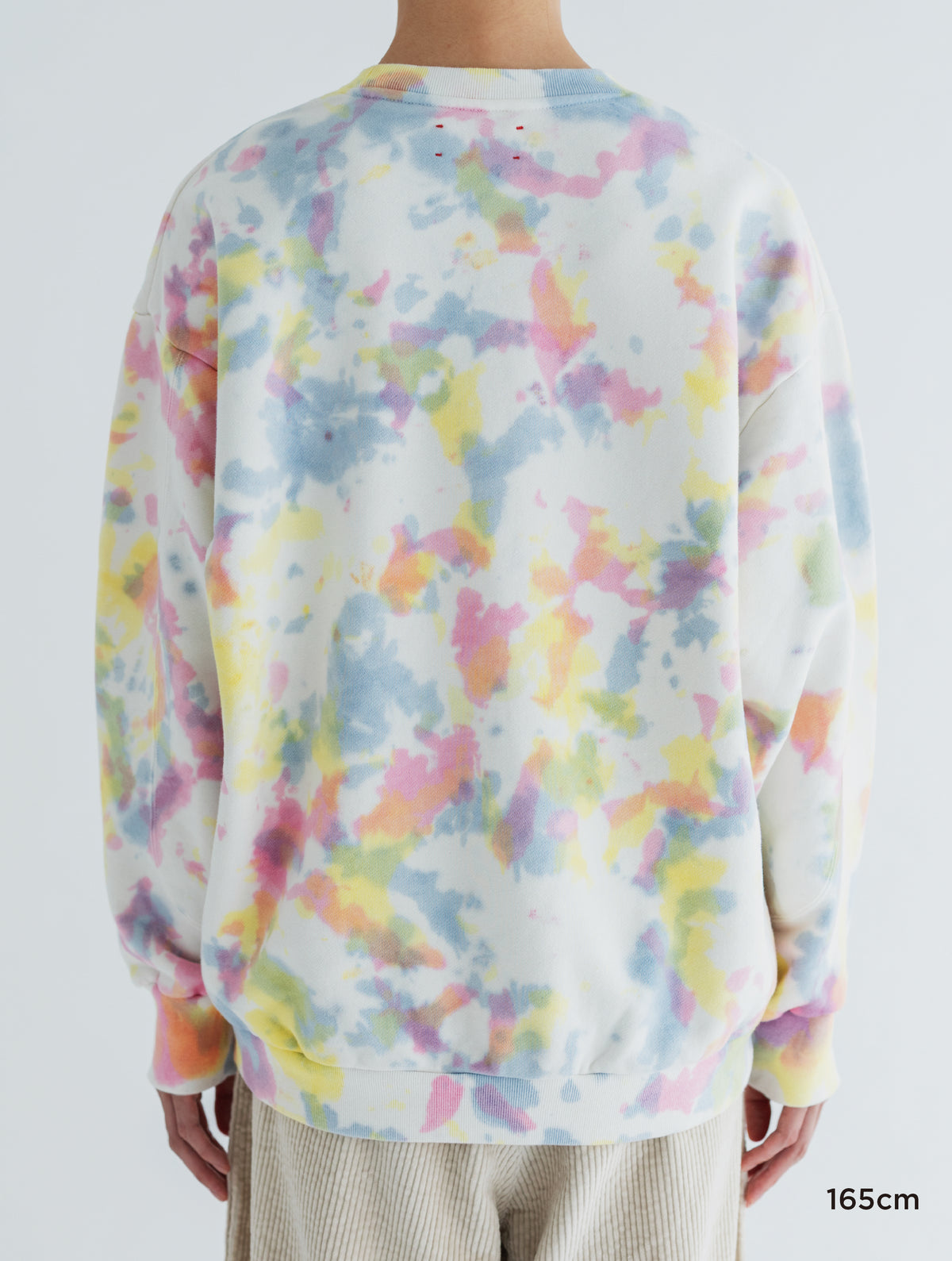 TIE-DYE SWITCHING PATTERN SWEAT (BRUSHED LINING)