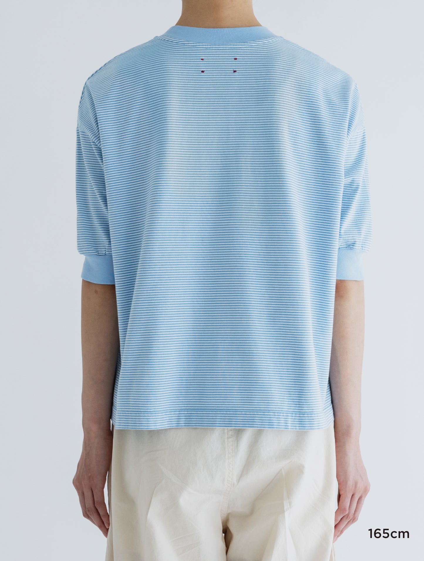 BORDER HALF SLEEVE TEE