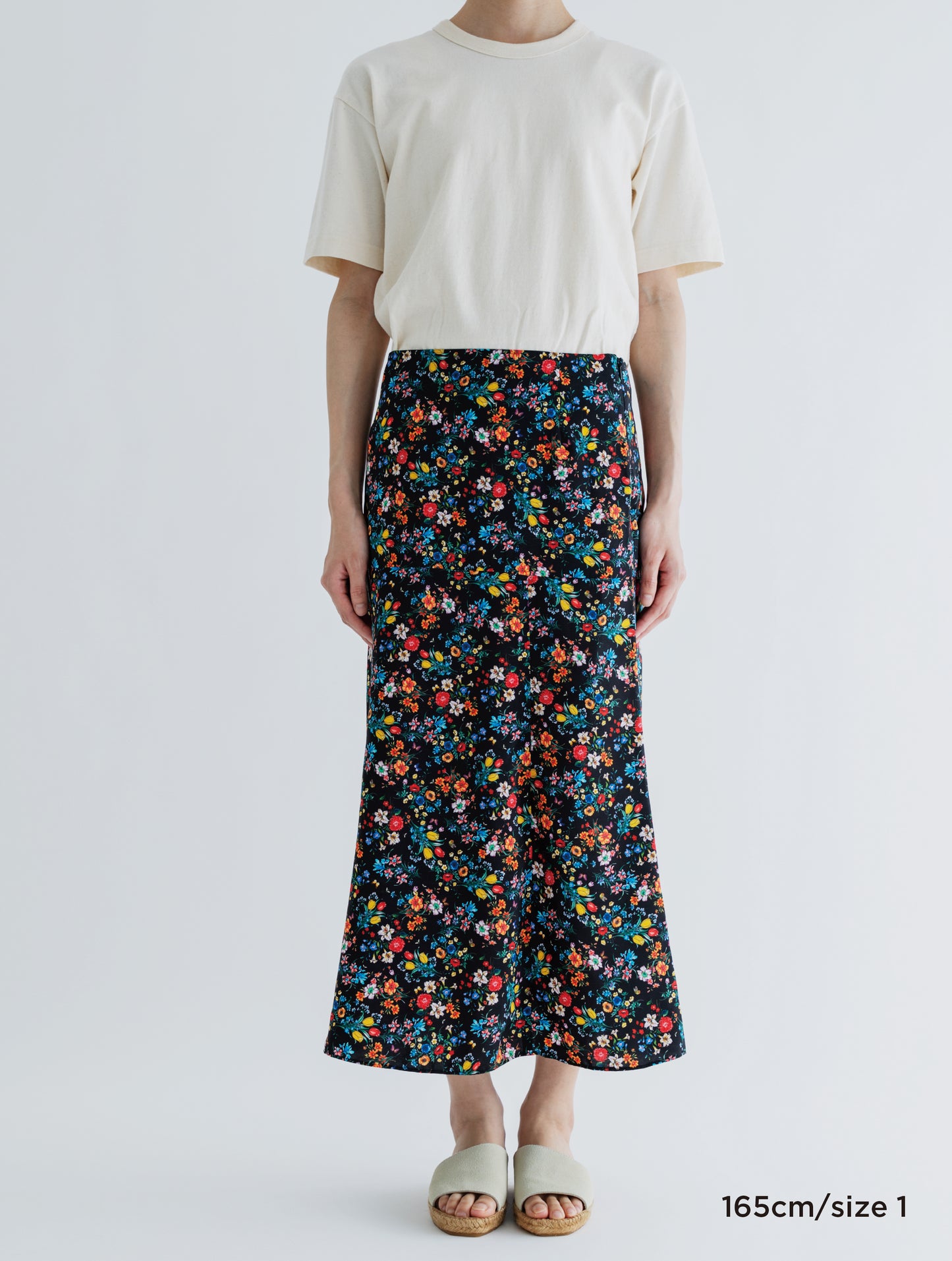 【NEW COLOR / WHITE】BEAUTIFUL SKIRT (FLOWER)