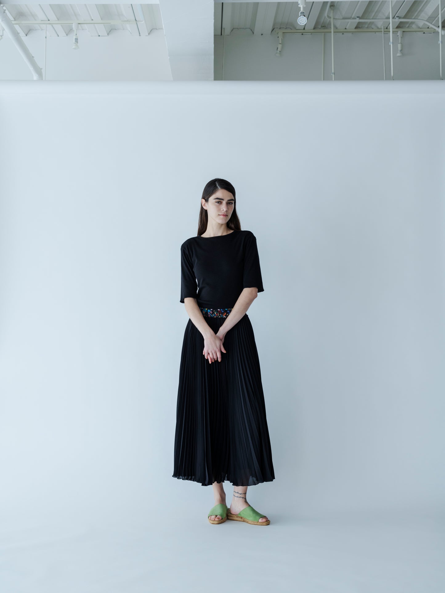 SOFT RIB HALF-SLEEVE TEE