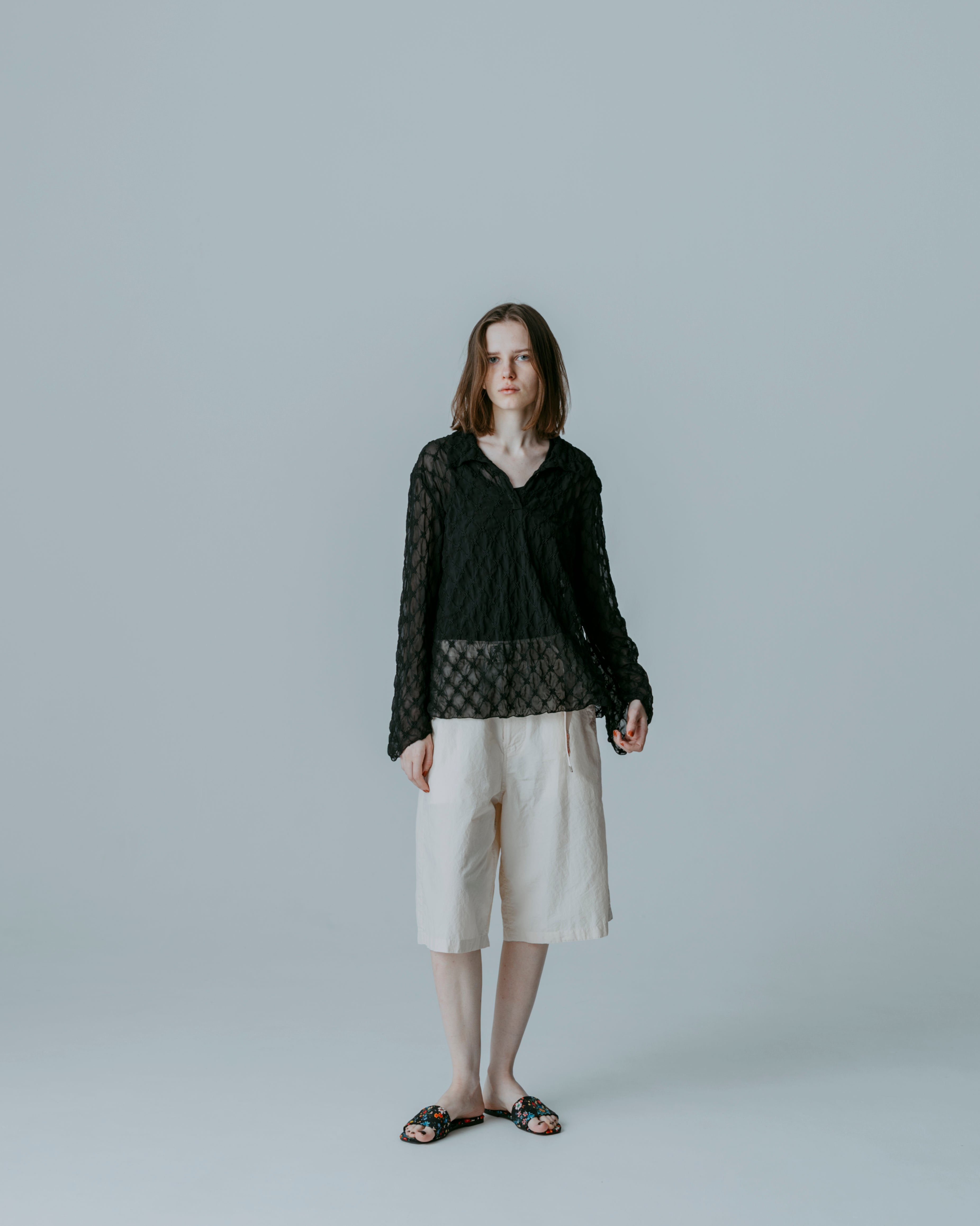 LACE SKIPPER BLOUSE – MEYAME