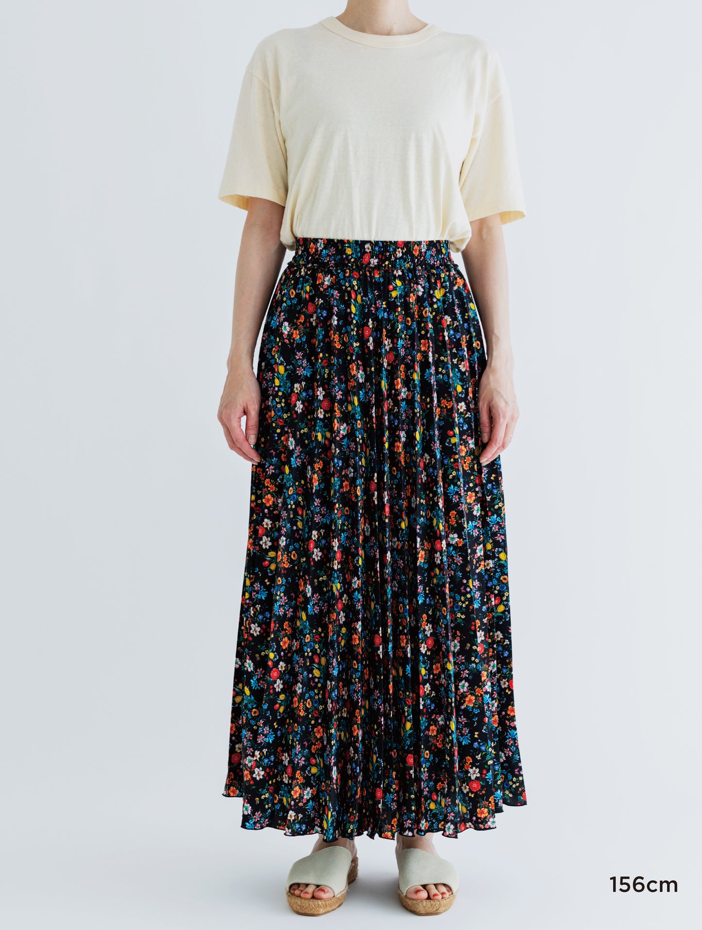 PLEATED SKIRT (FLOWER)