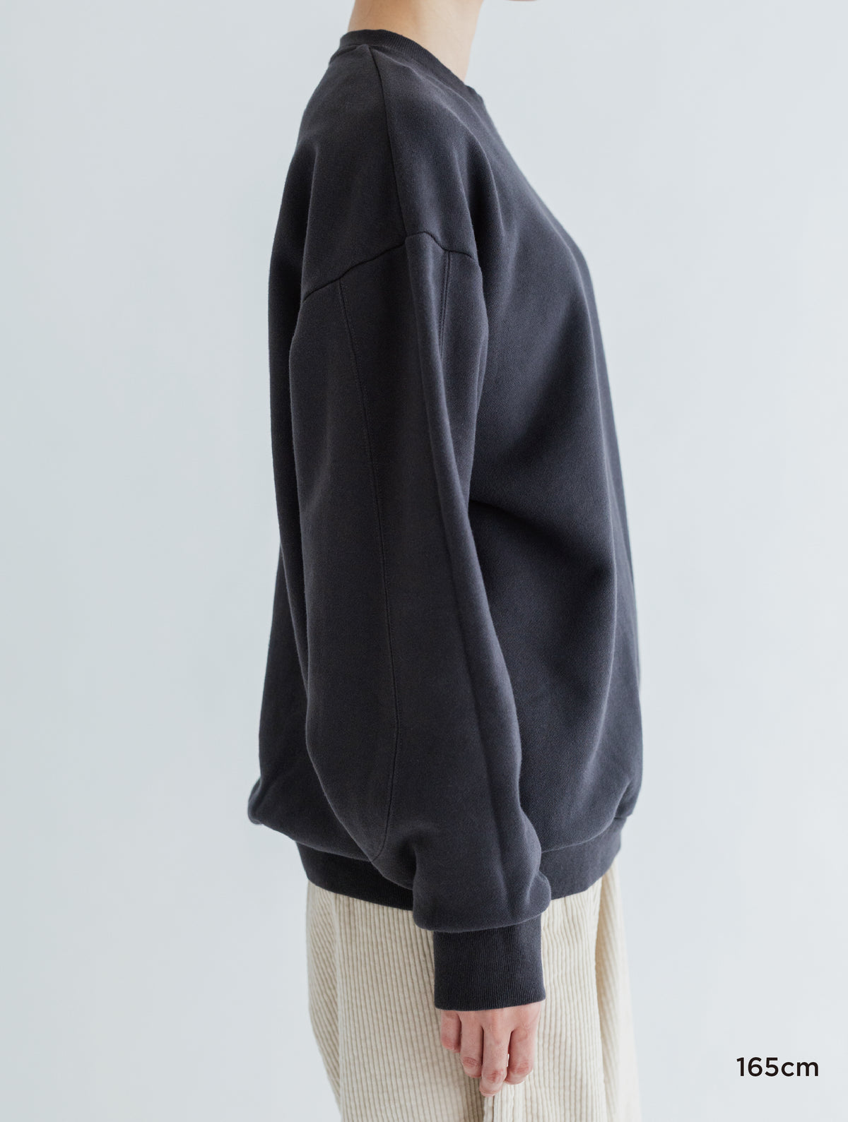 SWITCHING PATTERN SWEAT (BRUSHED LINING)