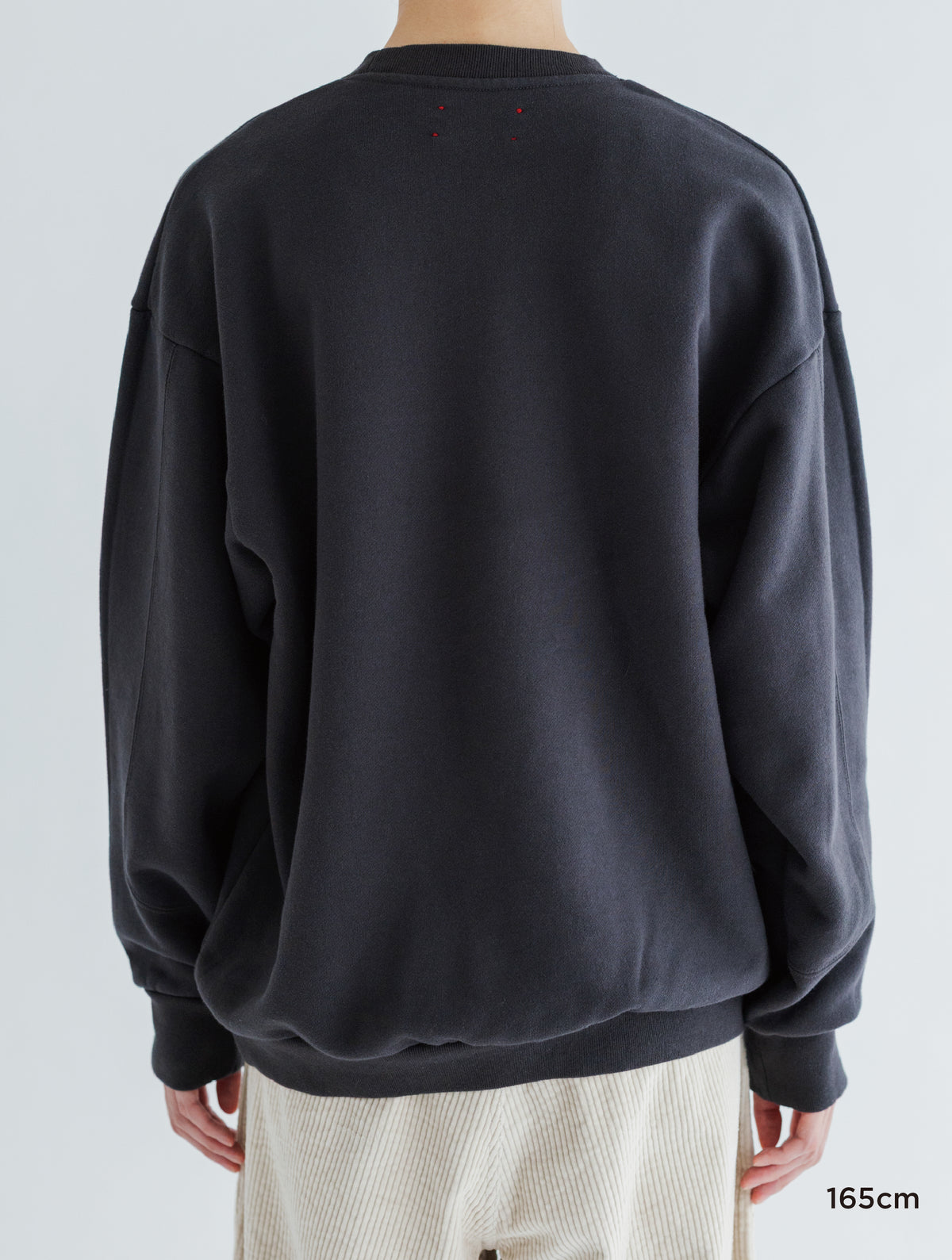 SWITCHING PATTERN SWEAT (BRUSHED LINING)