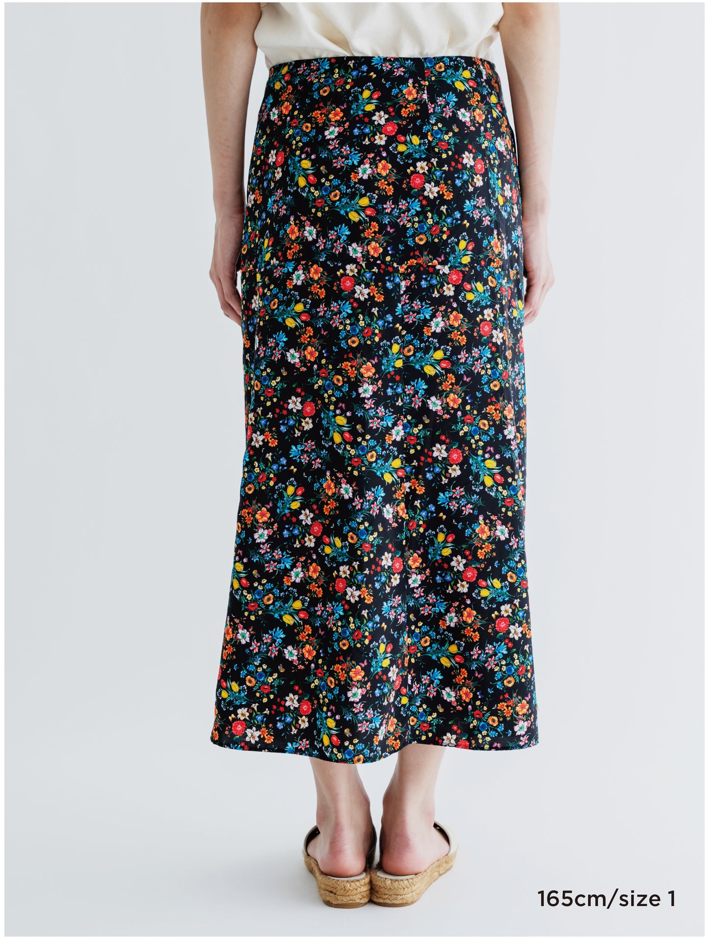 【NEW COLOR / WHITE】BEAUTIFUL SKIRT (FLOWER)