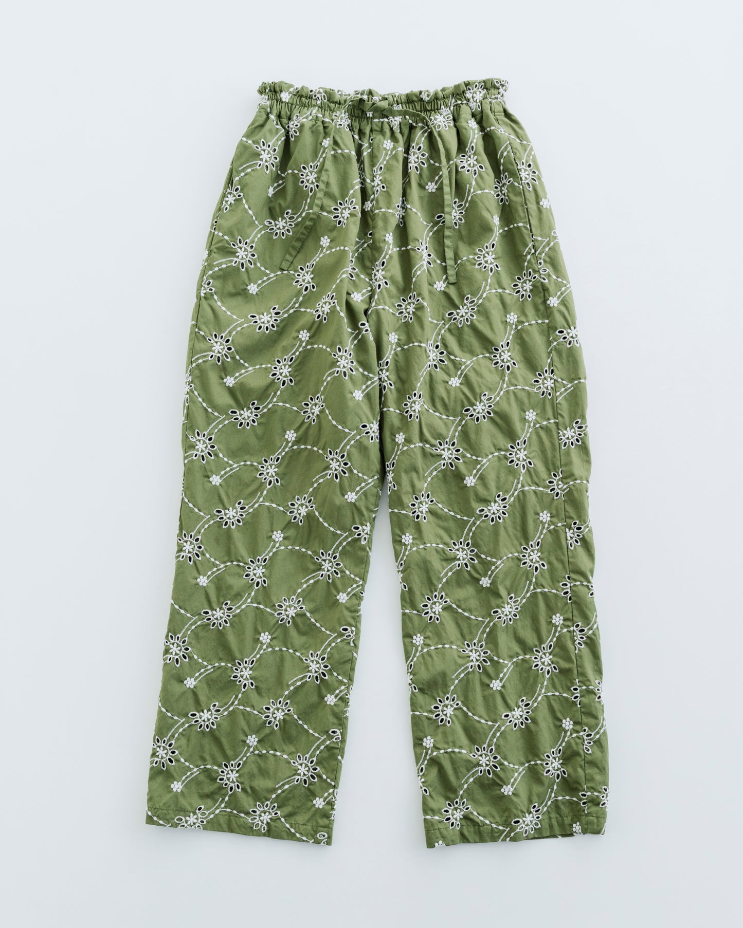 EMBROIDERED COZY PANTS