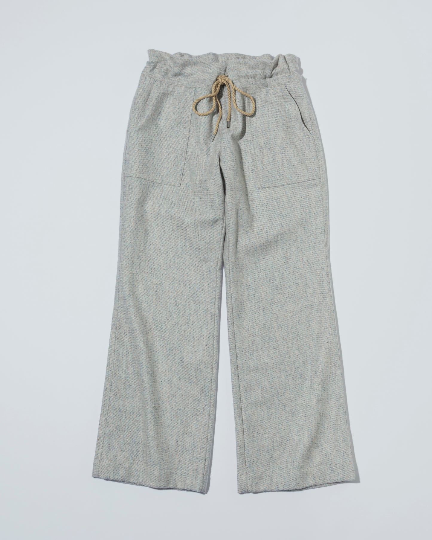 【Pre-order】WOOL DRAWCODE PANTS