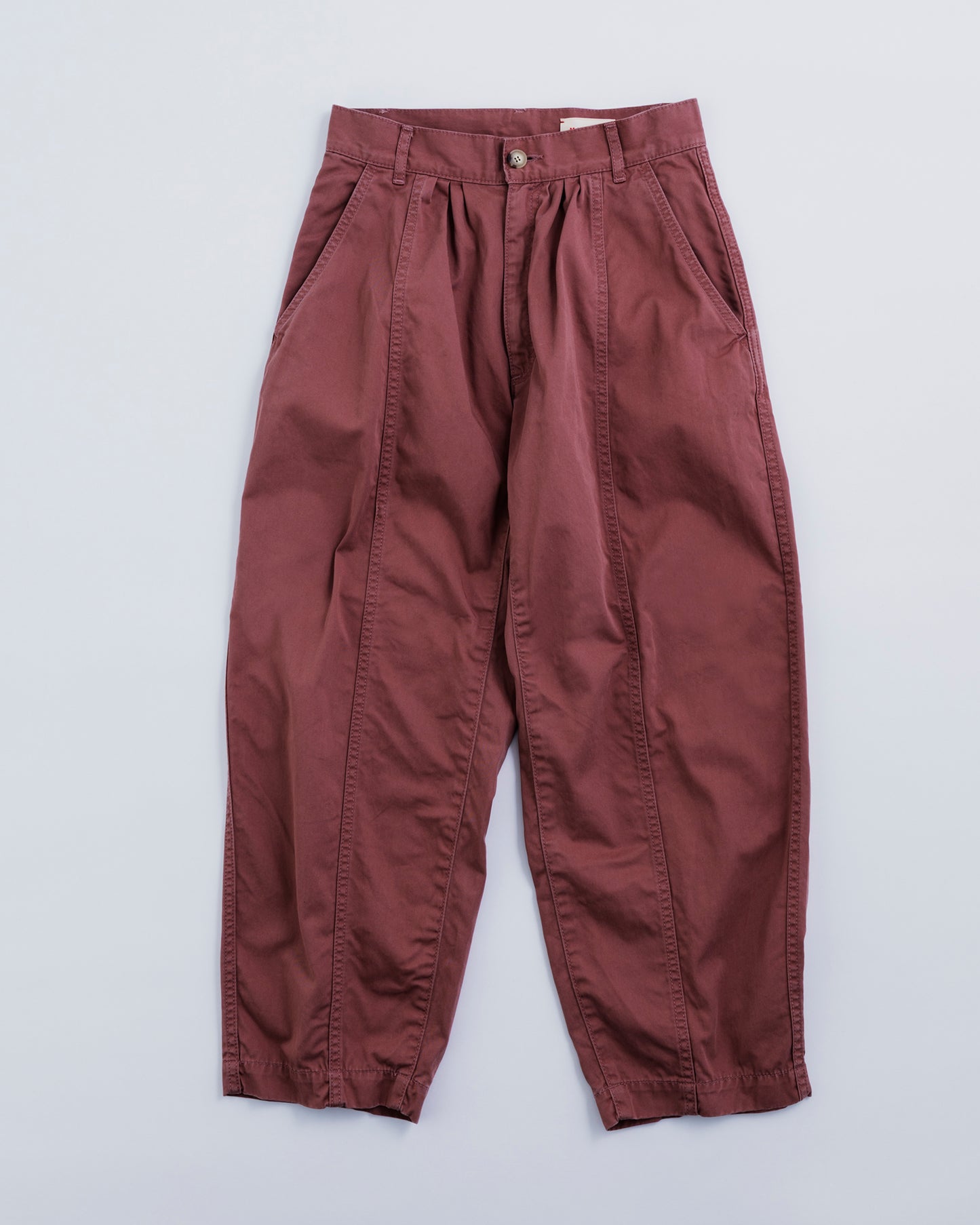 CHINO WIDE TUCK PANTS
