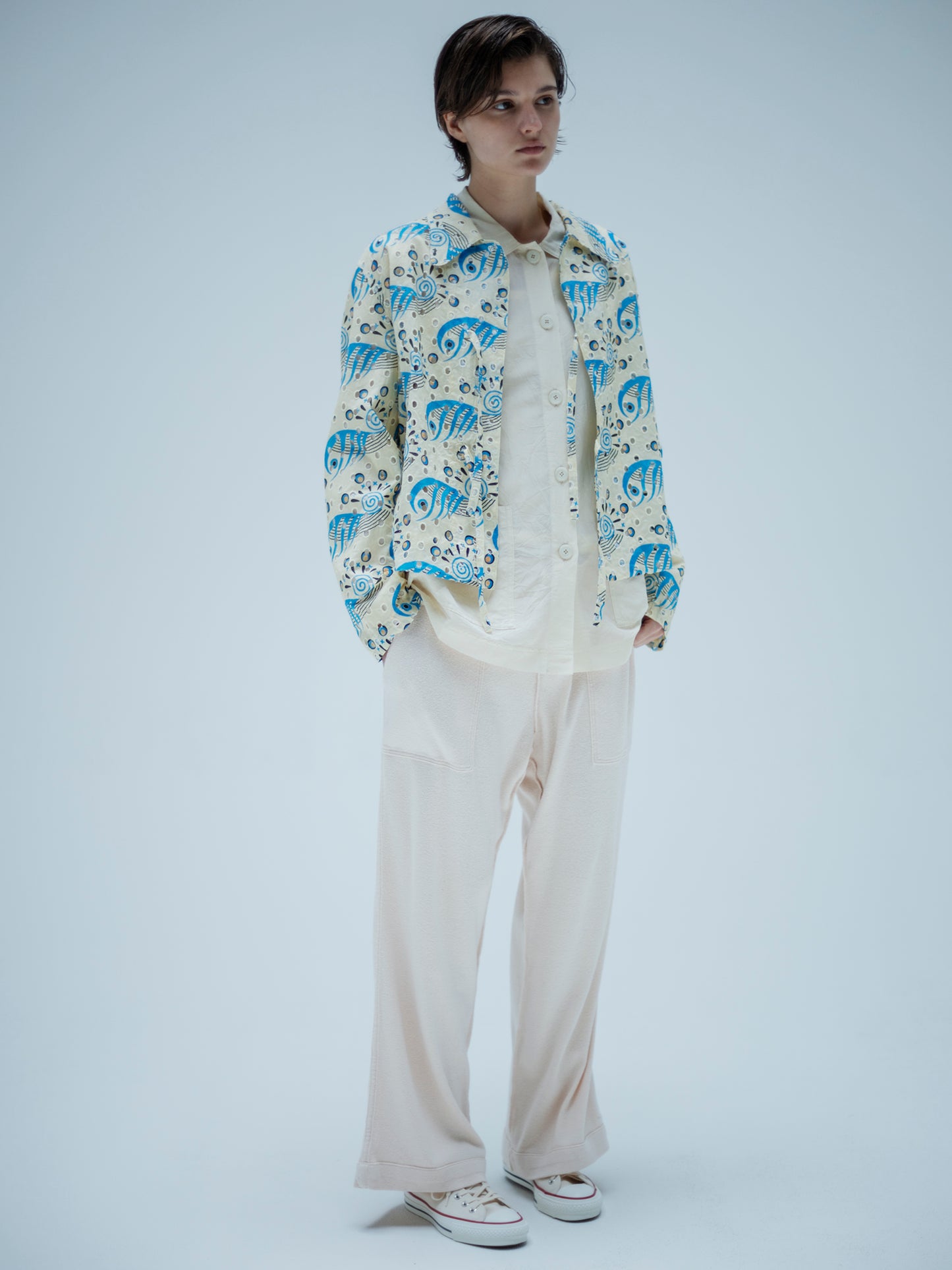 COTTON SILK COVERALL