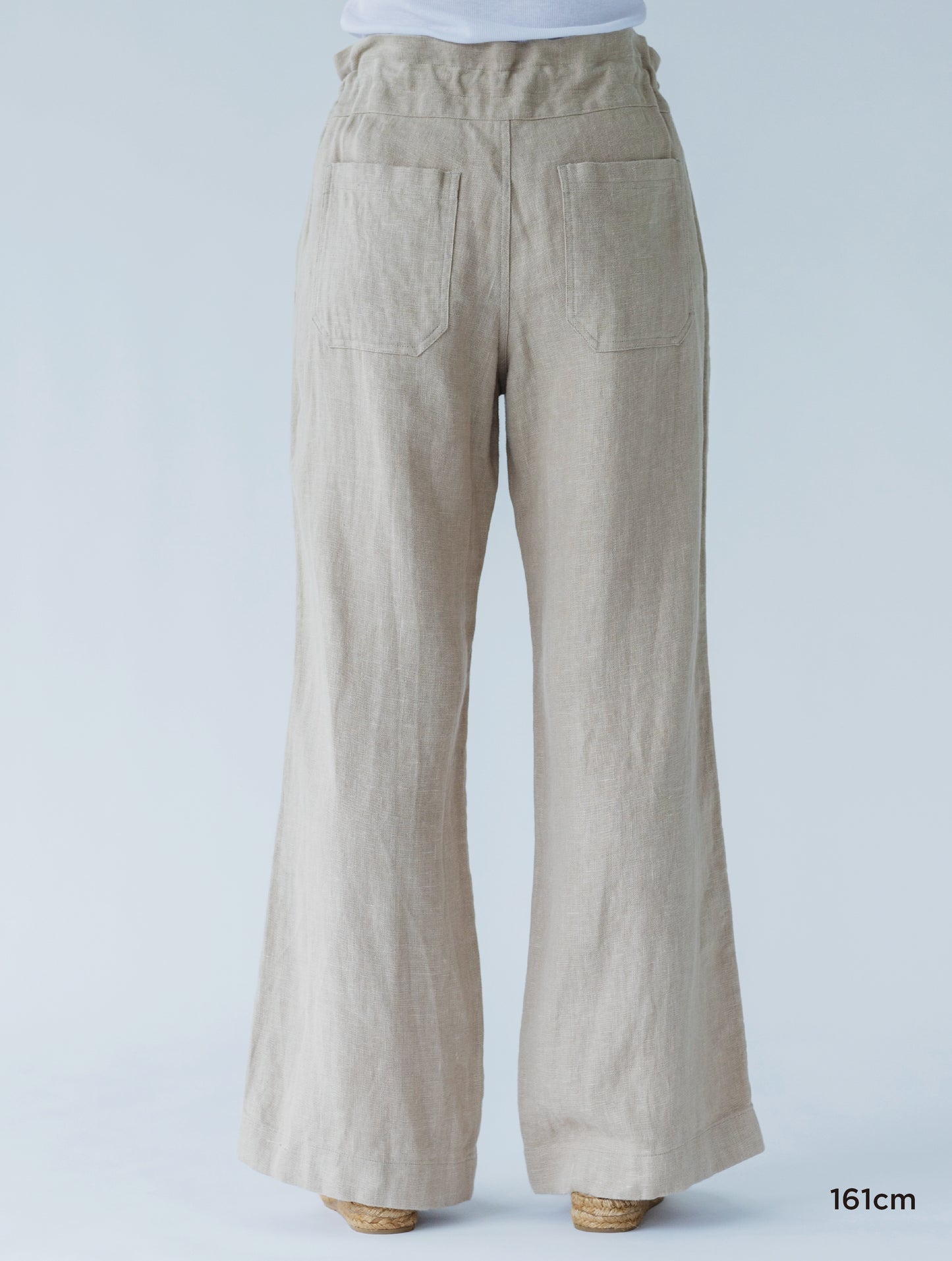 LINEN COMFORTABLE DRAWCODE PANTS