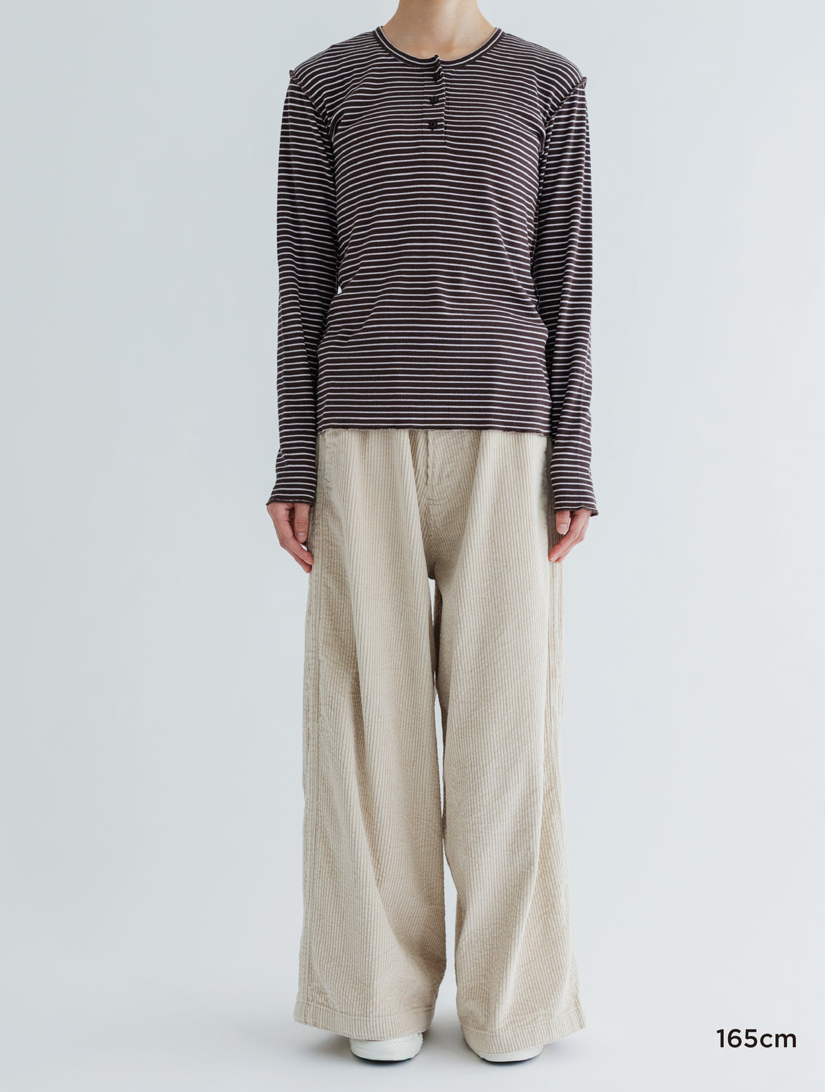 BORDER SOFT RIB HENRY NECK