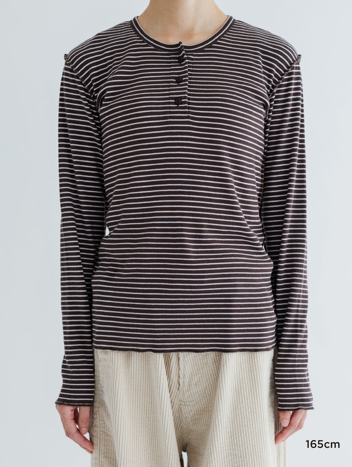 BORDER SOFT RIB HENRY NECK