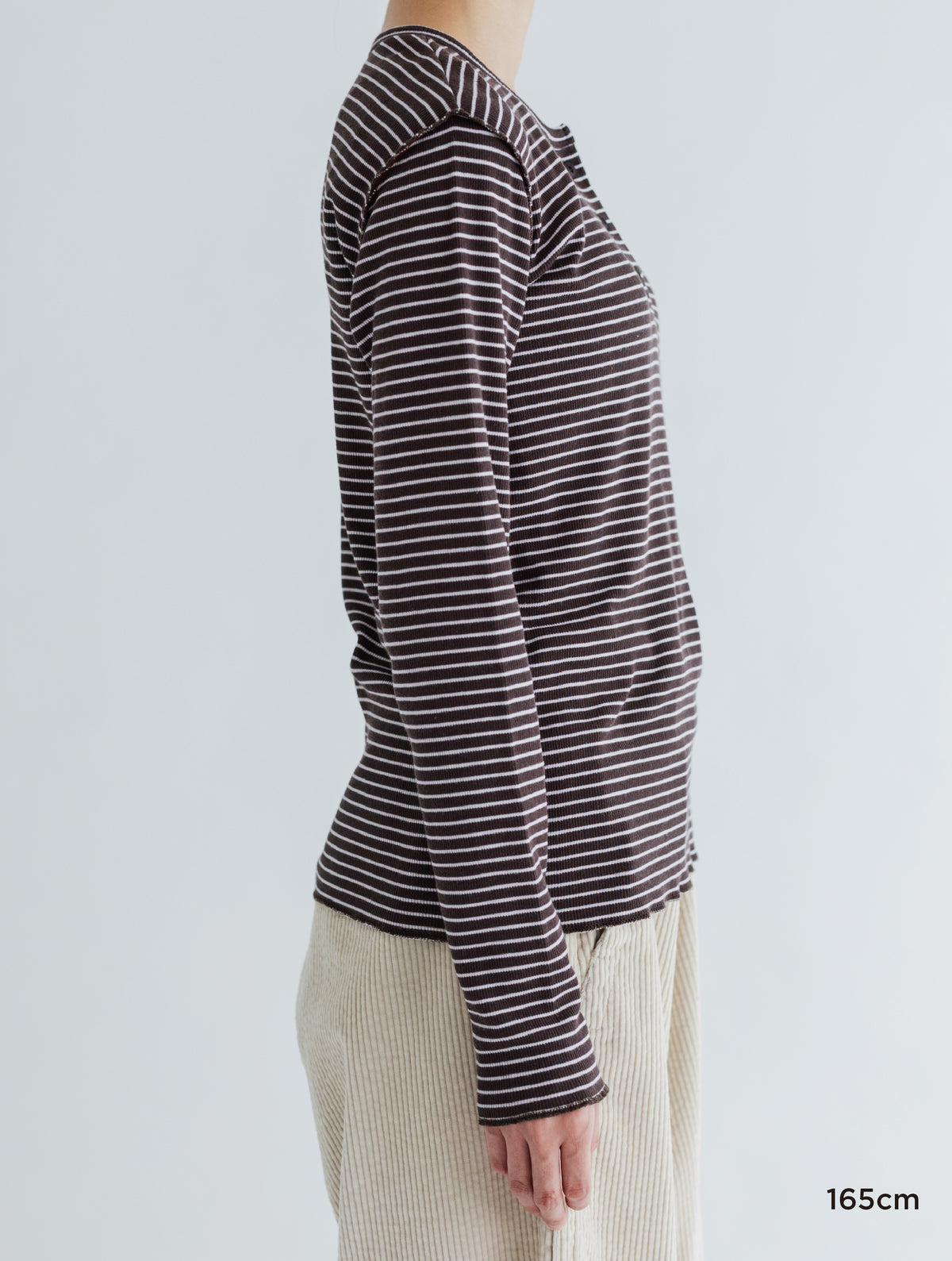 BORDER SOFT RIB HENRY NECK