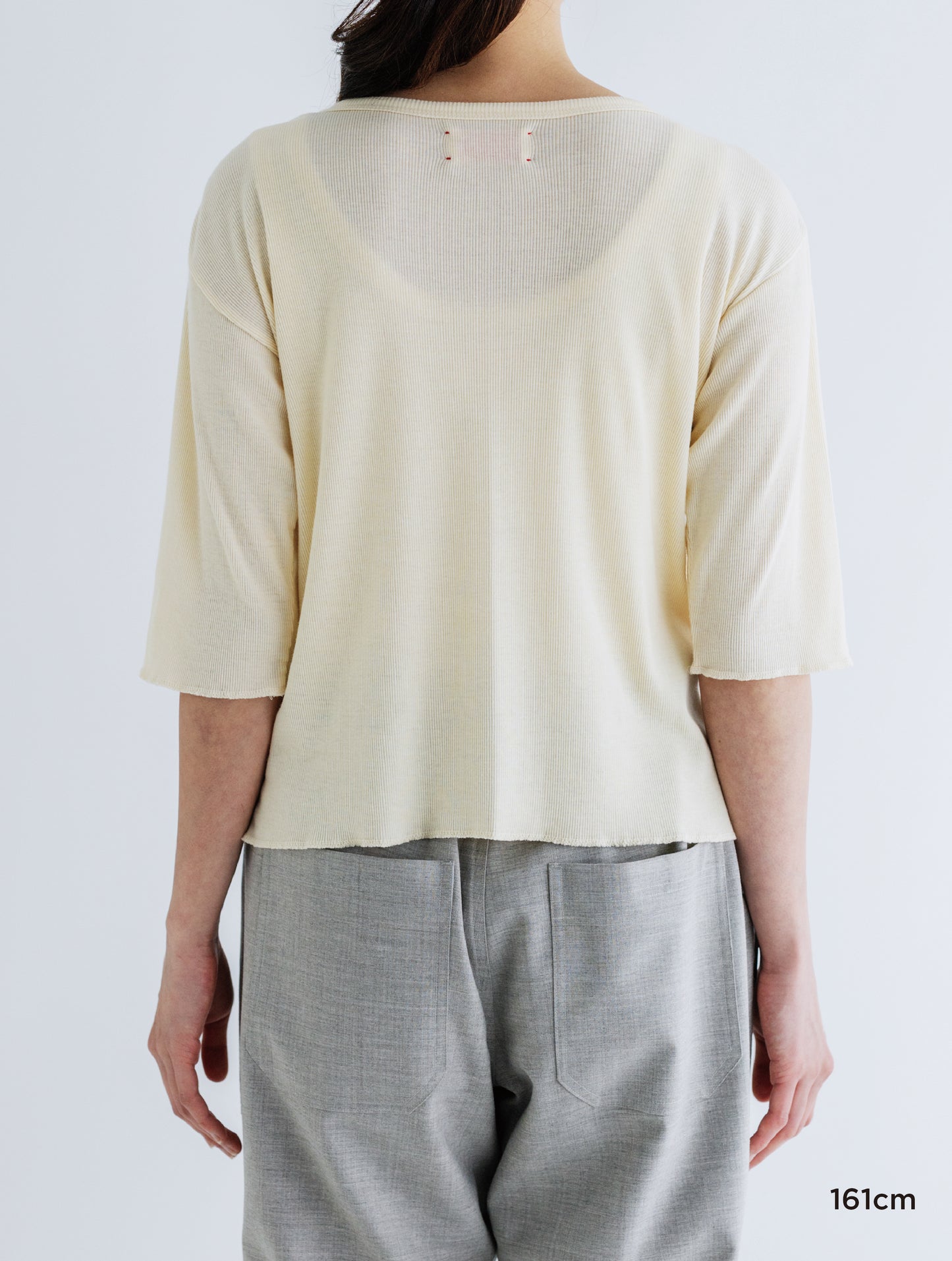 SOFT RIB HALF-SLEEVE TEE