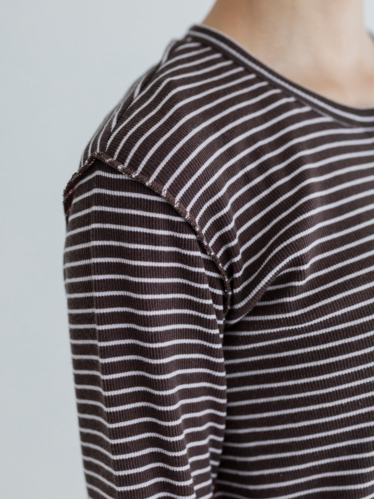 BORDER SOFT RIB HENRY NECK